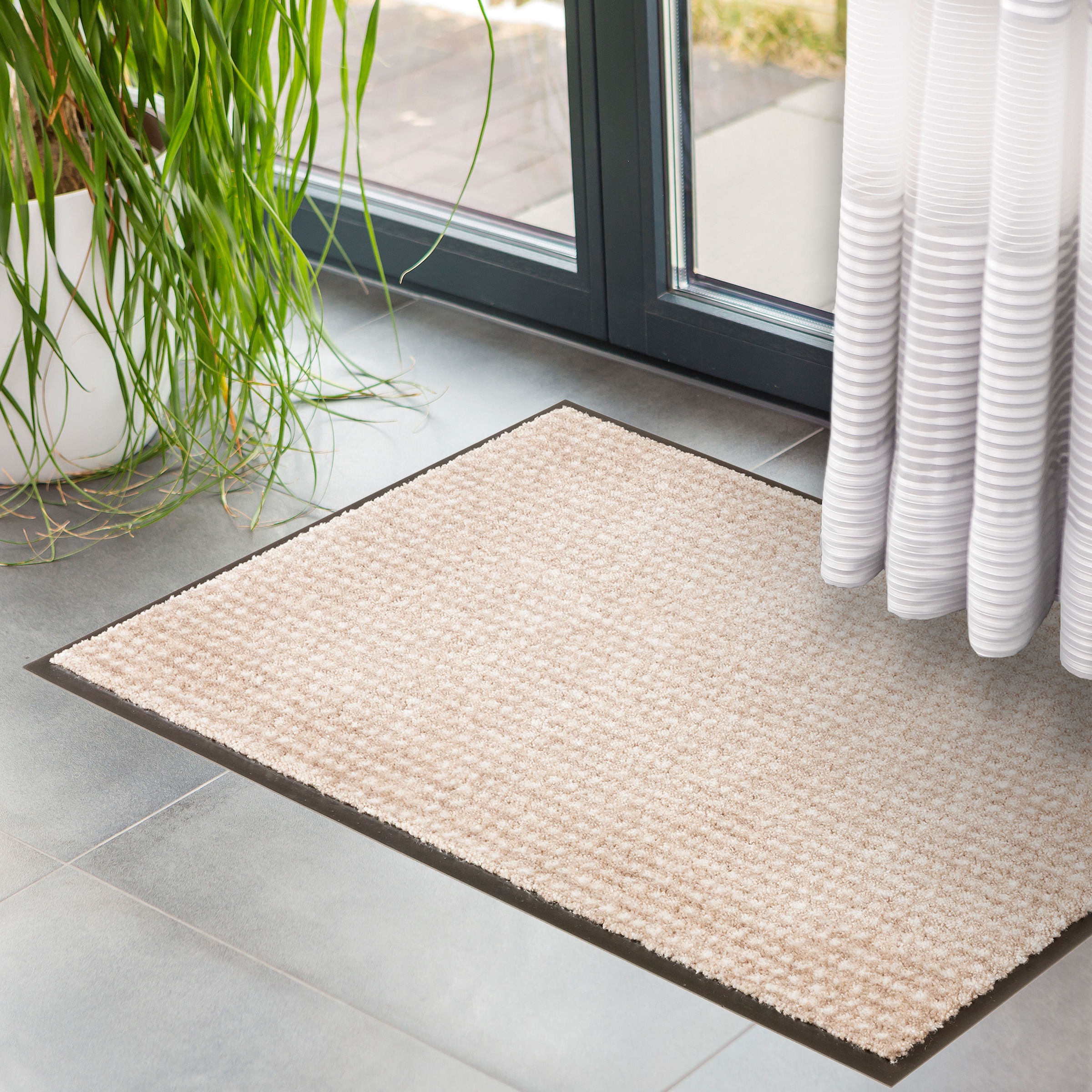 SCHÖNER WOHNEN-Kollektion Fussmatte »Miami 002« rechteckig 7 mm Höhe Schmutzfangmatte, waschbar
