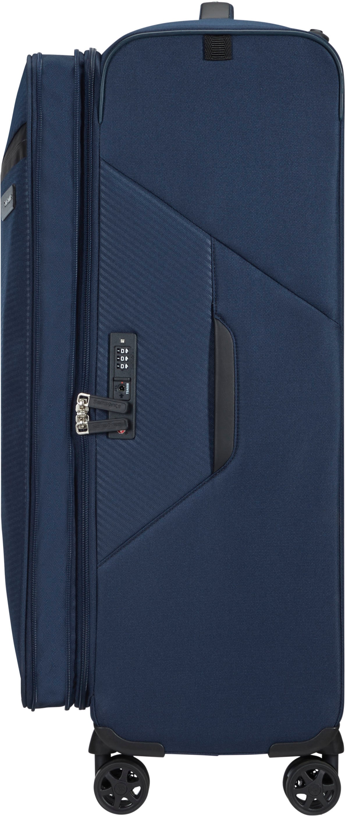 Samsonite Weichgepäck-Trolley »LITEBEAM, verschiedene Grössen und Farben«, 4 Rollen, Reisekoffer Aufgabegepäck Trolley Volumenerweiterung bei M/L