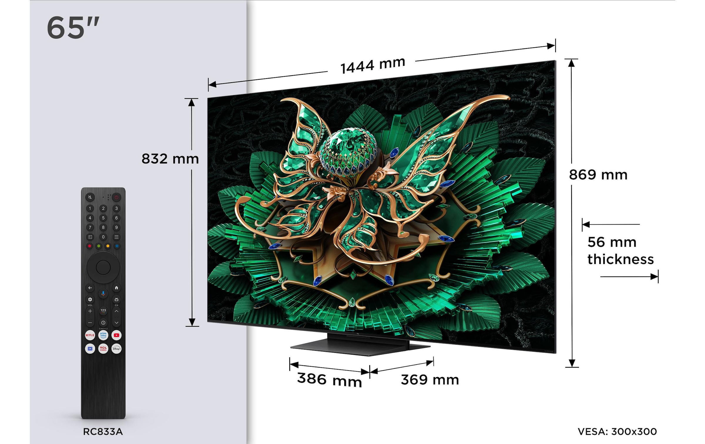   Téléviseur QLED »65C7K« 165 cm/65 ″