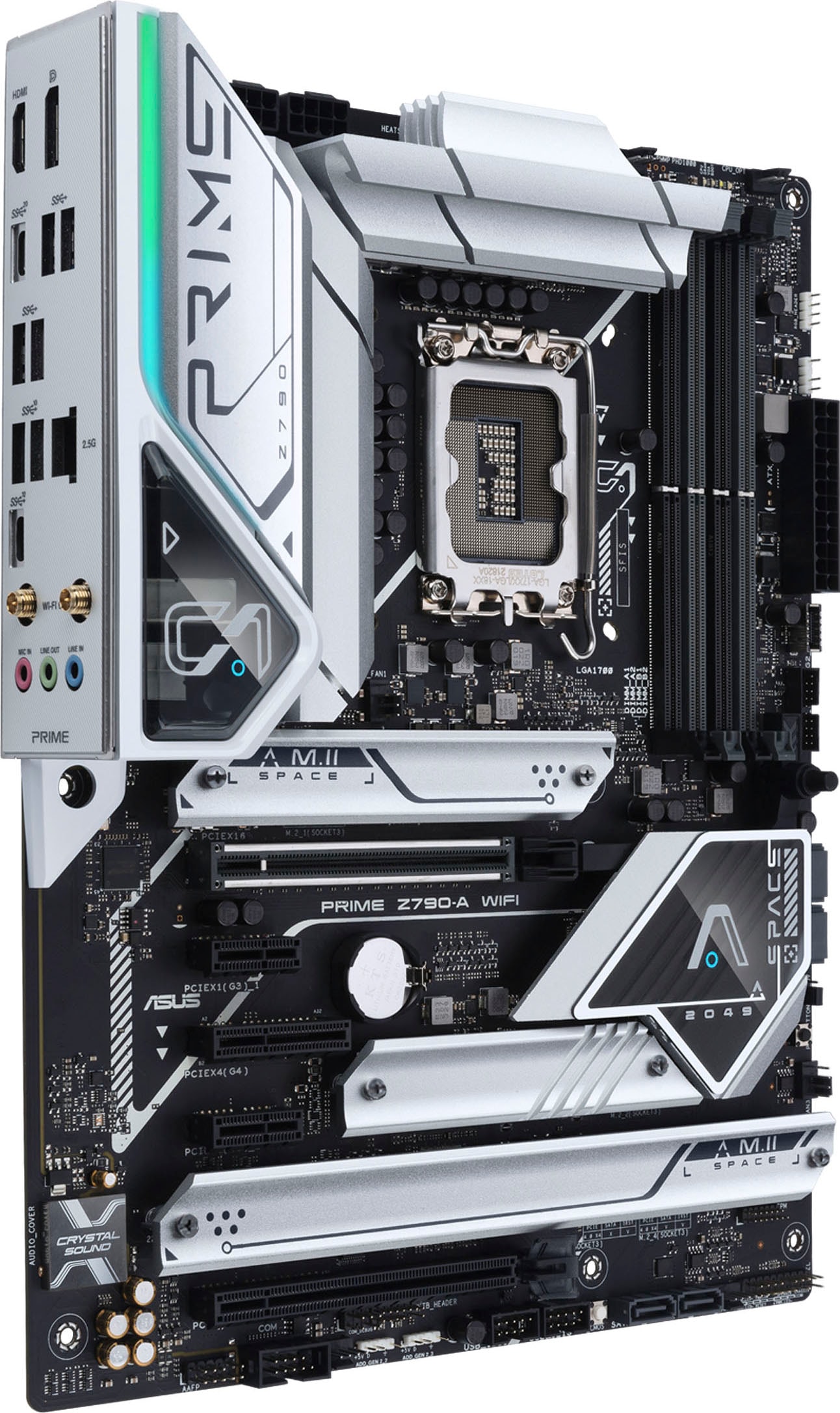 Asus Mainboard »PRIME Z790-A WIFI«, PCIe 5.0, DDR5 Speicher, 4x M.2, WiFI 6E, HDMI, DisplayPort