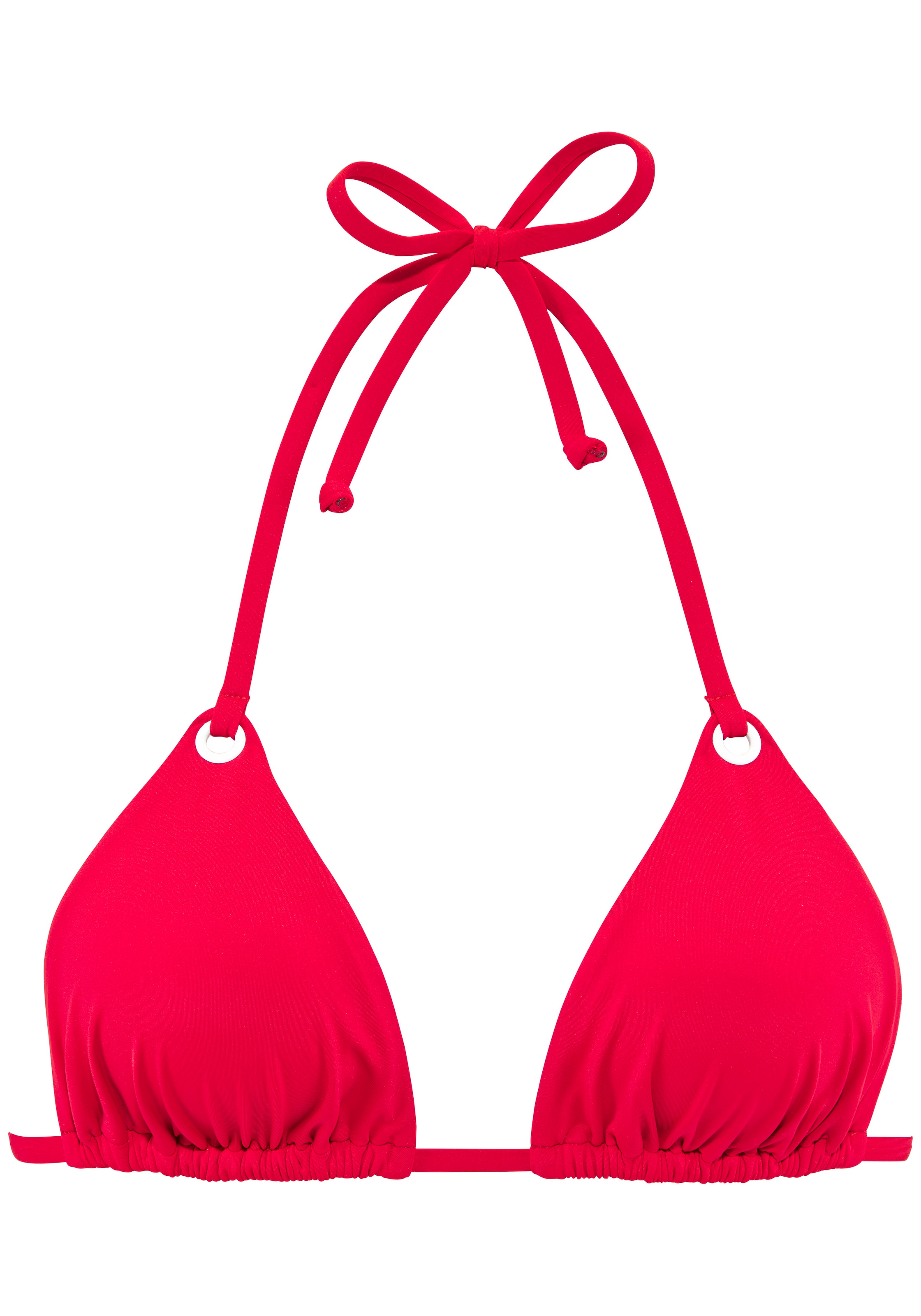 Image of s.Oliver Triangel-Bikini-Top "Beverly" mit kontrastfarbigen Zierringen