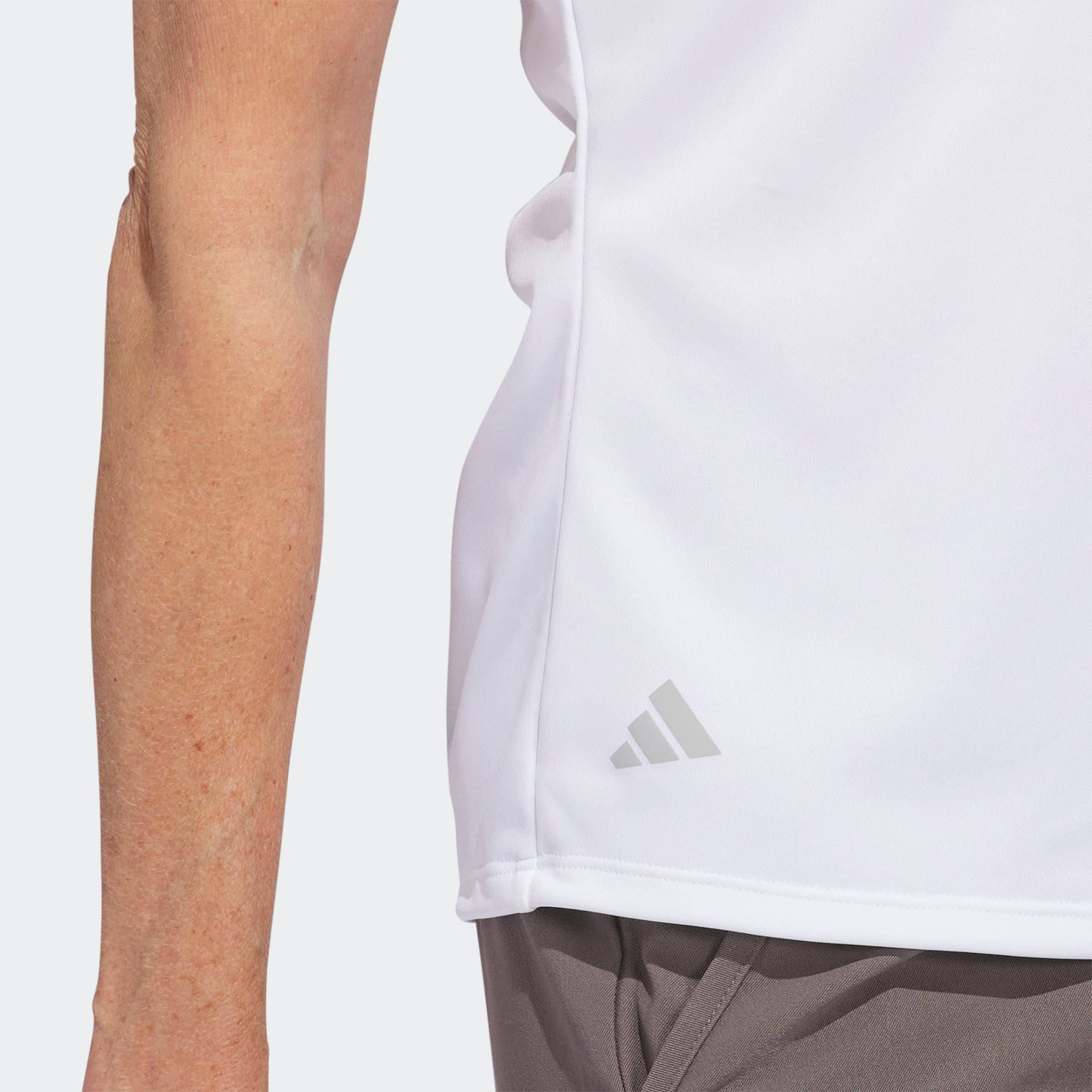 adidas Performance Polo »SOLID PERFORMANCE SHORT SLEEVE FÜR DAMEN« mit Druckknopfverschluss, aus Polyester, leichtes Pikeematerial