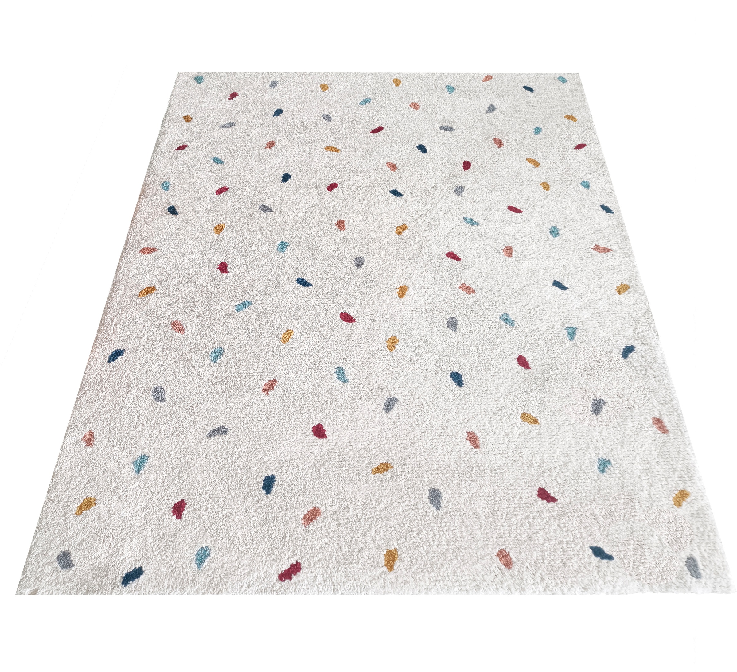 Image of Lüttenhütt Kinderteppich »Odan«, rechteckig, 20 mm Höhe, Kurzflor-Teppich, bunte Punkte, Tupfen, weiche Haptik, ideale Teppiche für Kinderzimmer, Jugendzimmer bei Ackermann Versand Schweiz
