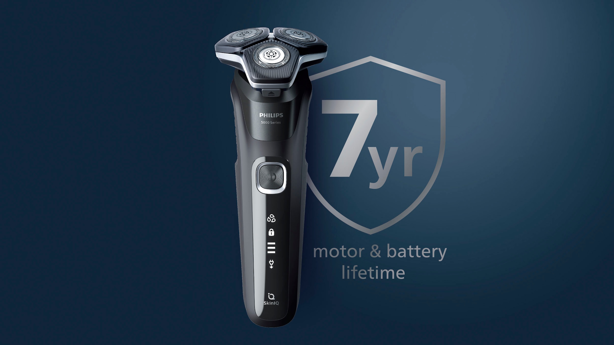 Philips Rasoirs électriques »Shaver Series 5000 S5885/35« Tondeuse de précision escamotable étui, niveau de charge, avec technologie SkinIQ