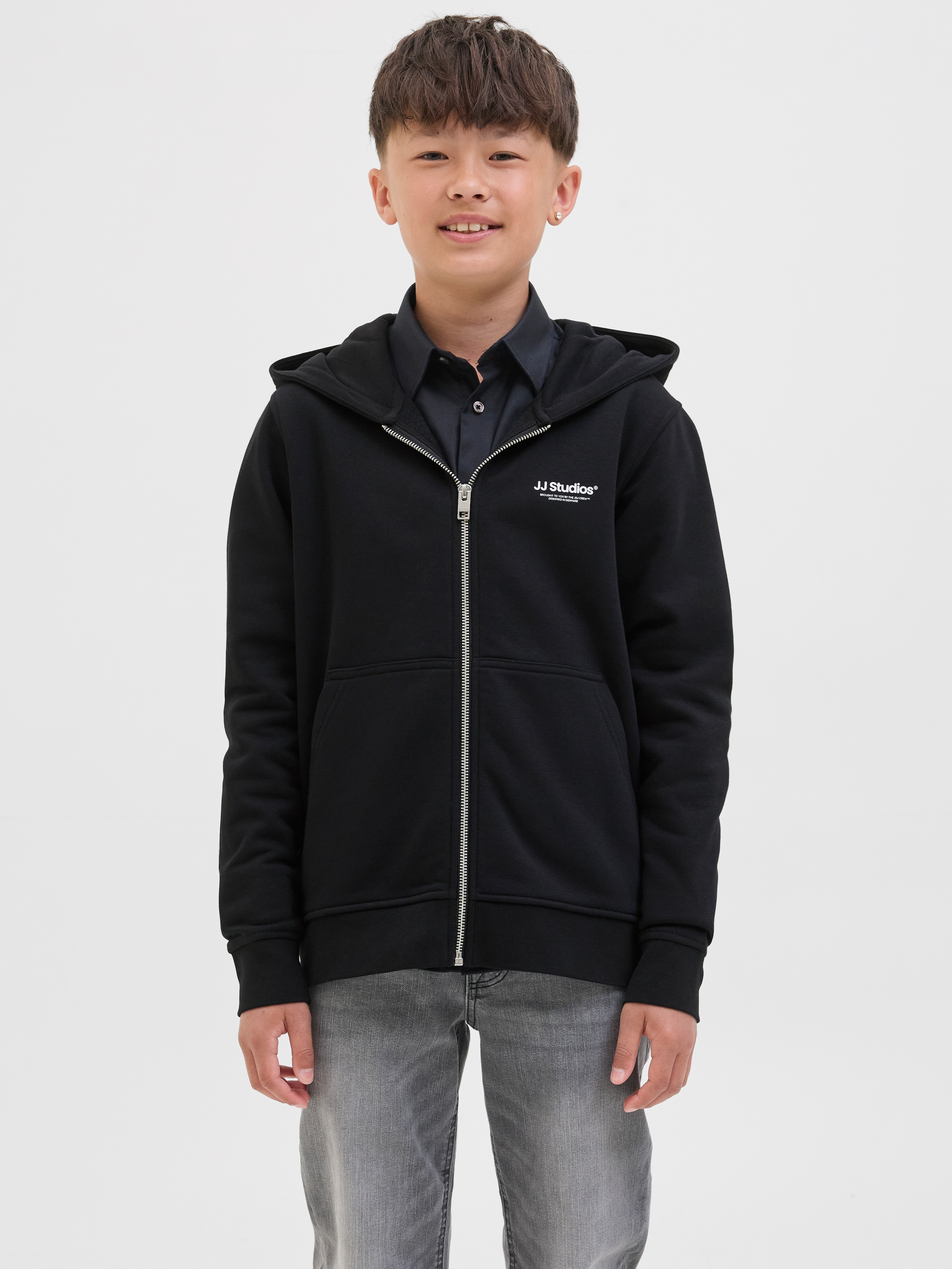 Image of Jack & Jones Junior Kapuzensweatshirt "JJESOHO SWEAT ZIP HOOD NOOS JNR"