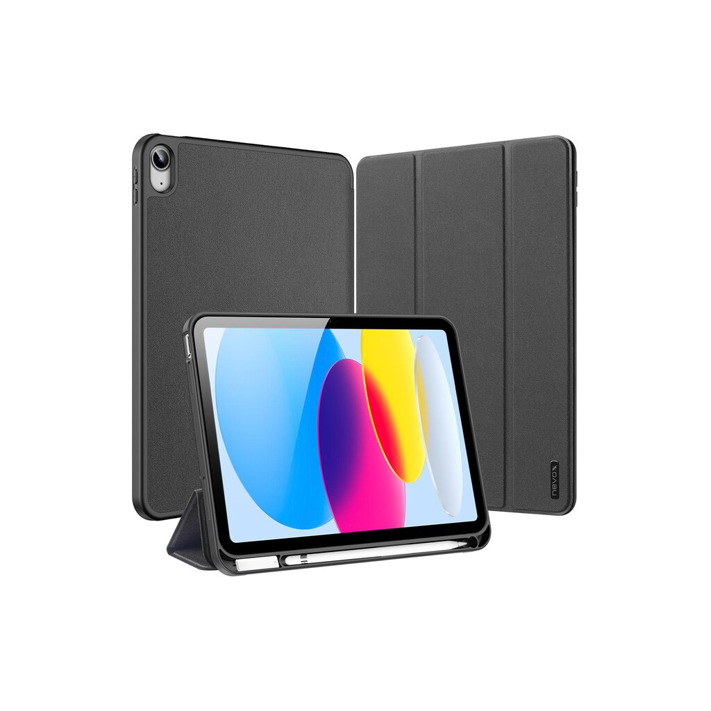 nevox Tablet-Hülle »Vario Series Bookcase Grey«, iPad (10. Generation), 27,7 cm (10,9 Zoll)