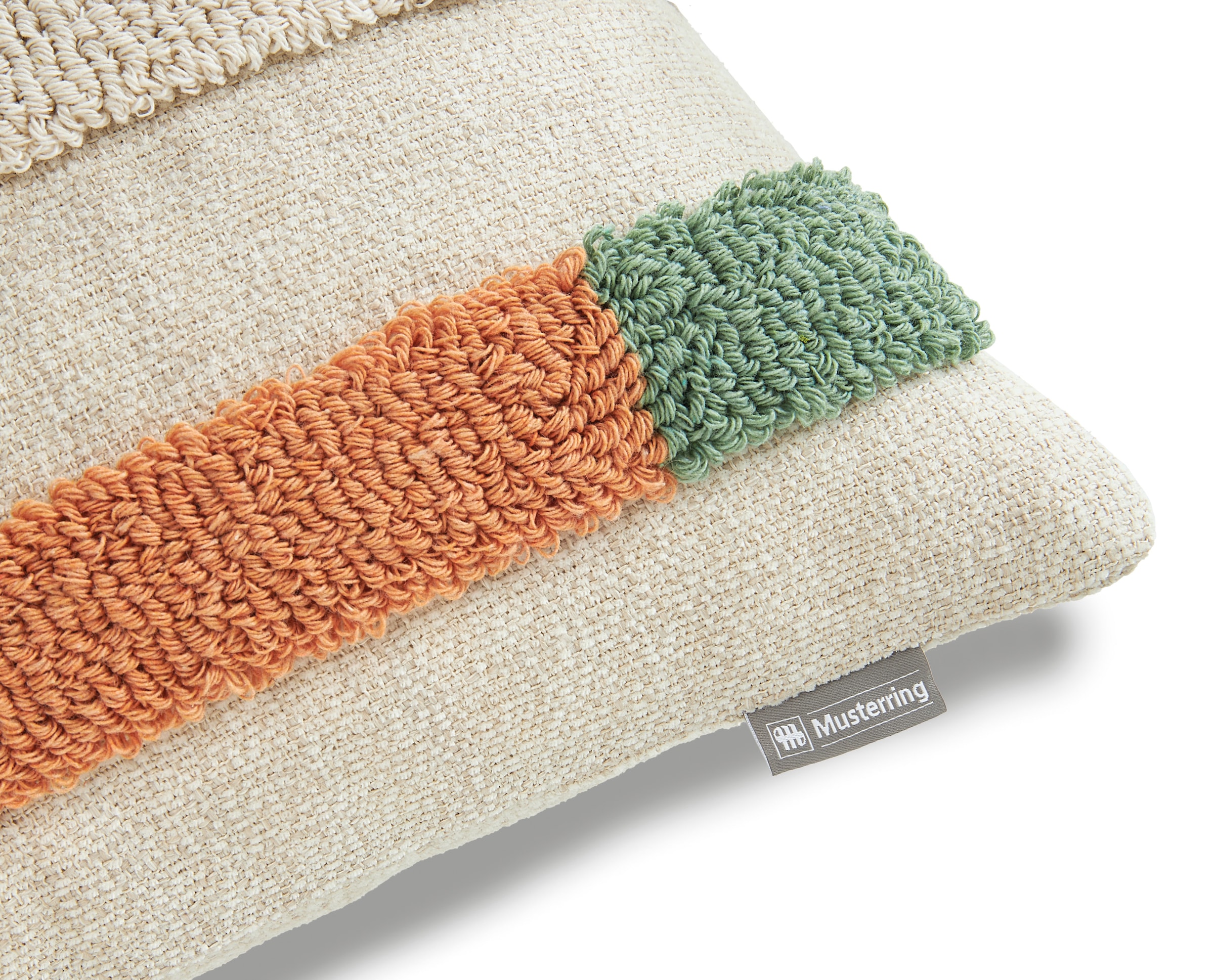 Musterring Coussin décoratif »Rythm« mit aufgestickten 3D-Streifen