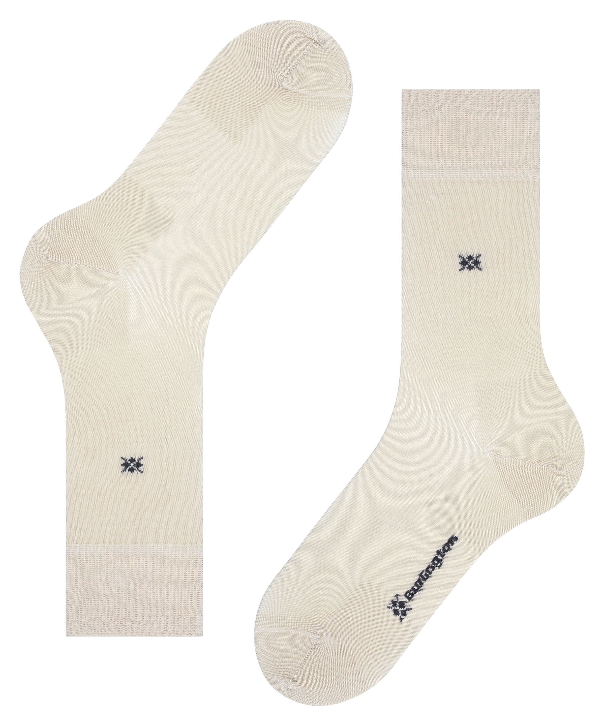 Burlington Chaussettes »Dublin« uni, taille unique 40-46, logo Burlington