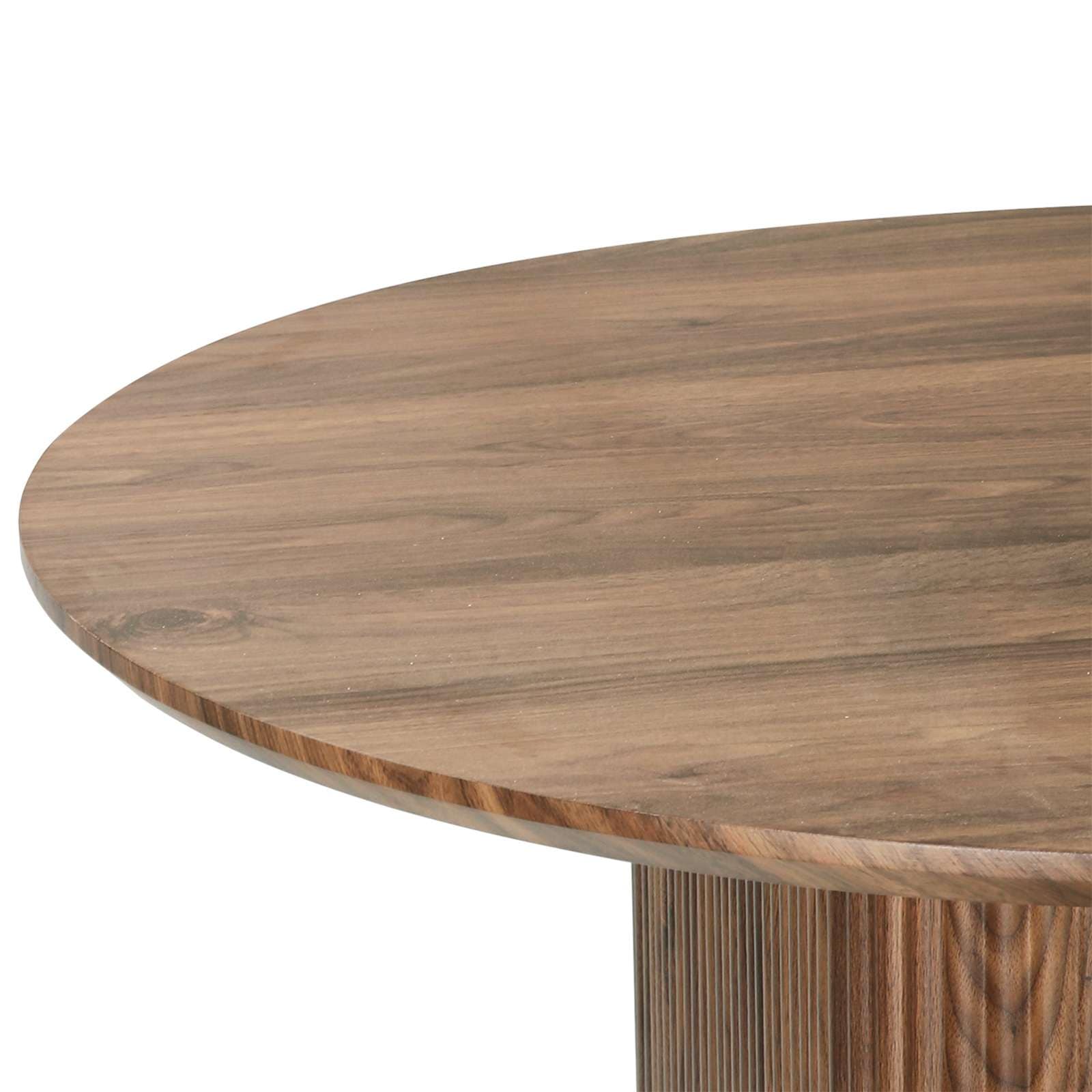 GOODproduct Esstisch »Bostonia« ovaler Esstisch, Beine mit Rillenstruktur, pflegeleicht, Höhe 76 cm