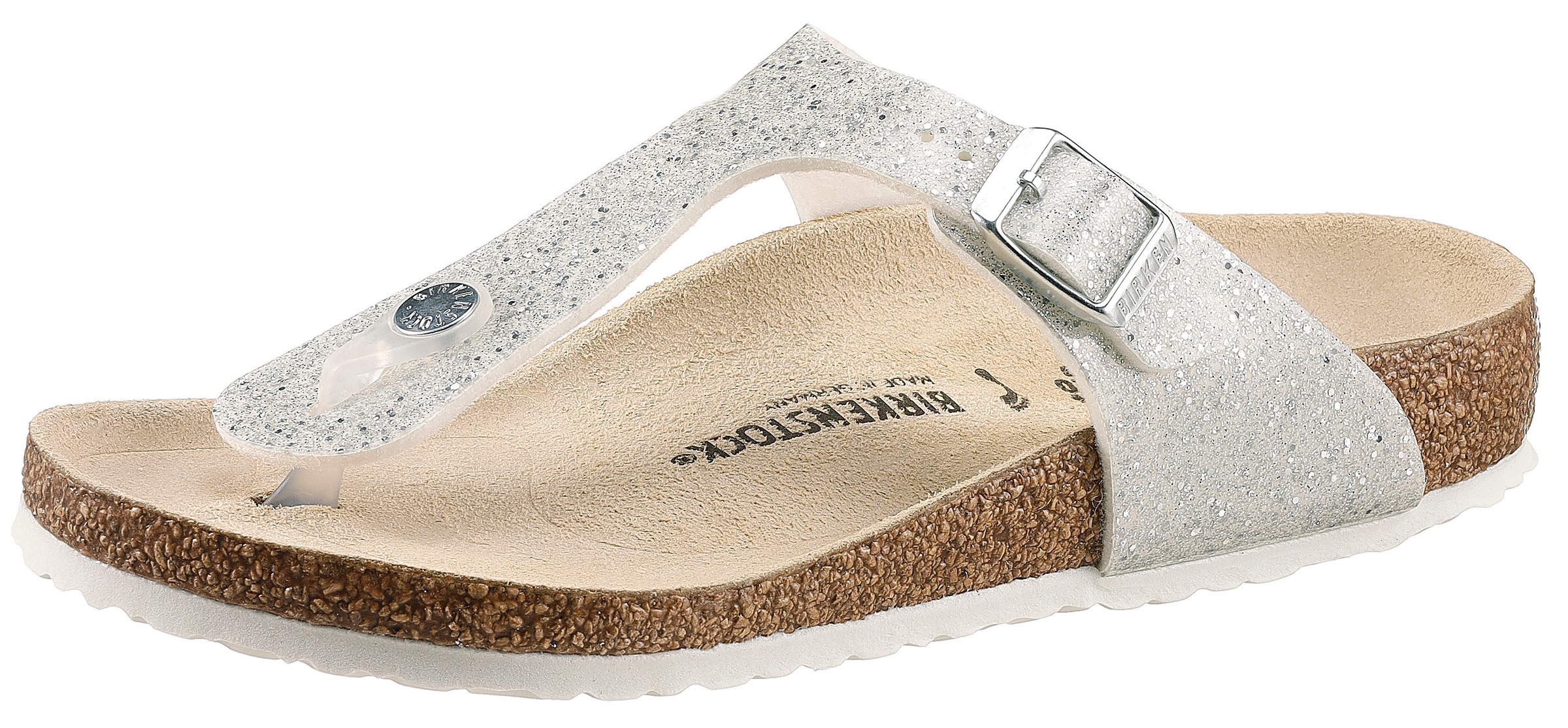 Image of Birkenstock Zehentrenner »Gizeh Kids cosmic sparkle«, für Strand- und Badeausflüge bei Ackermann Versand Schweiz