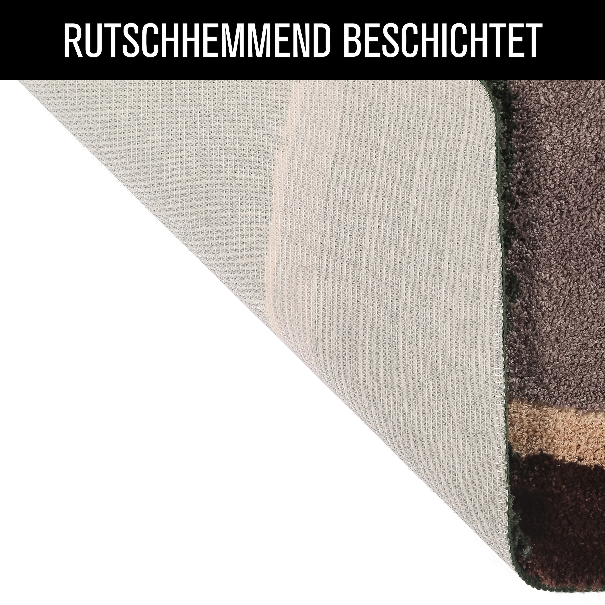 my home Badematte »Belio, Badvorleger, Badezimmer Teppich« Höhe 20 mm rutschhemmend beschichtet fussbodenheizungsgeeignet | schnell trocknend | strapazierfähig Badematte, Badteppich, Badematten auch als 2 tlg. Set erhältlich, bunt