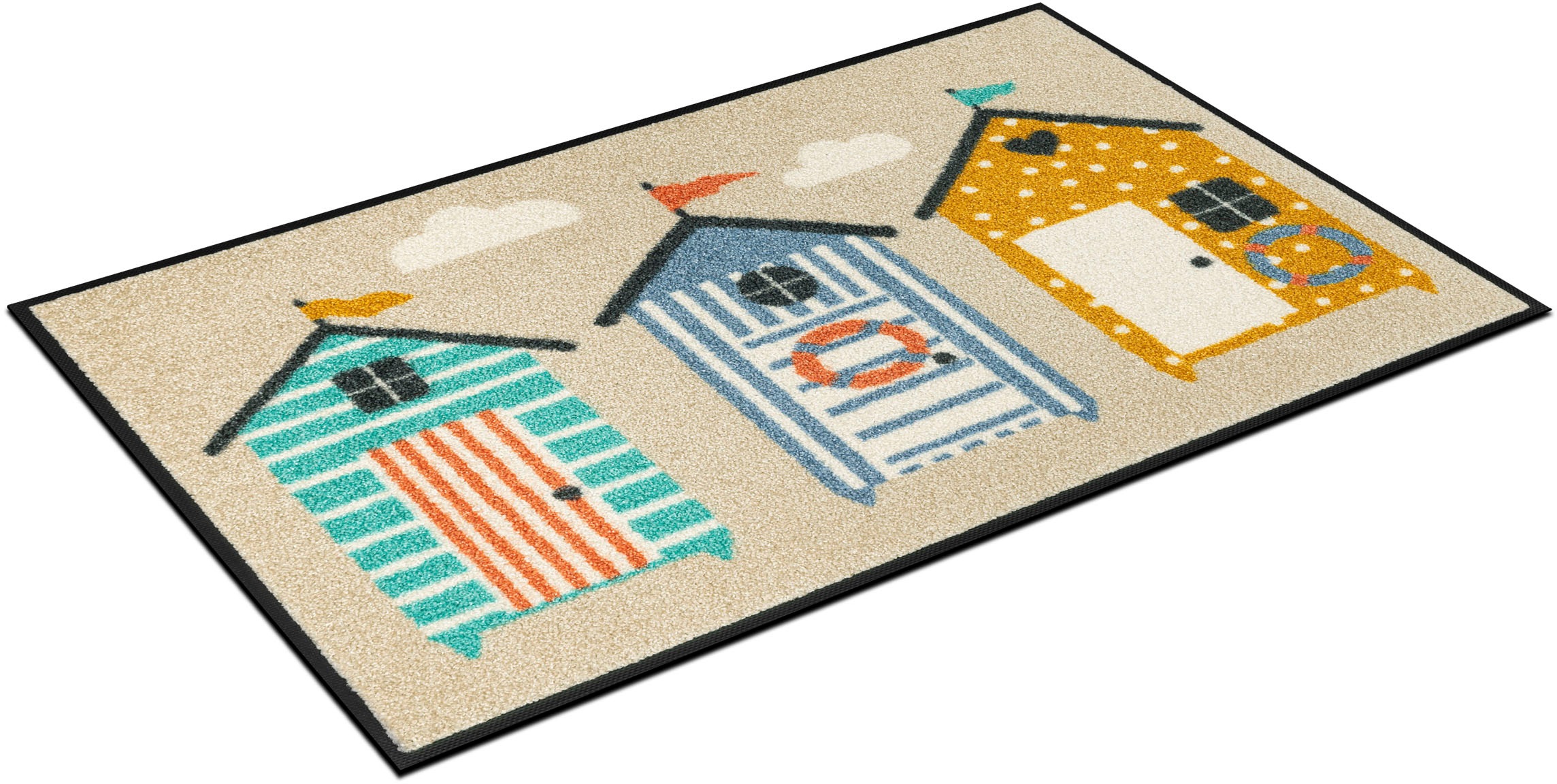 wash+dry by Kleen-Tex Fussmatte »Beachhut«, rechteckig