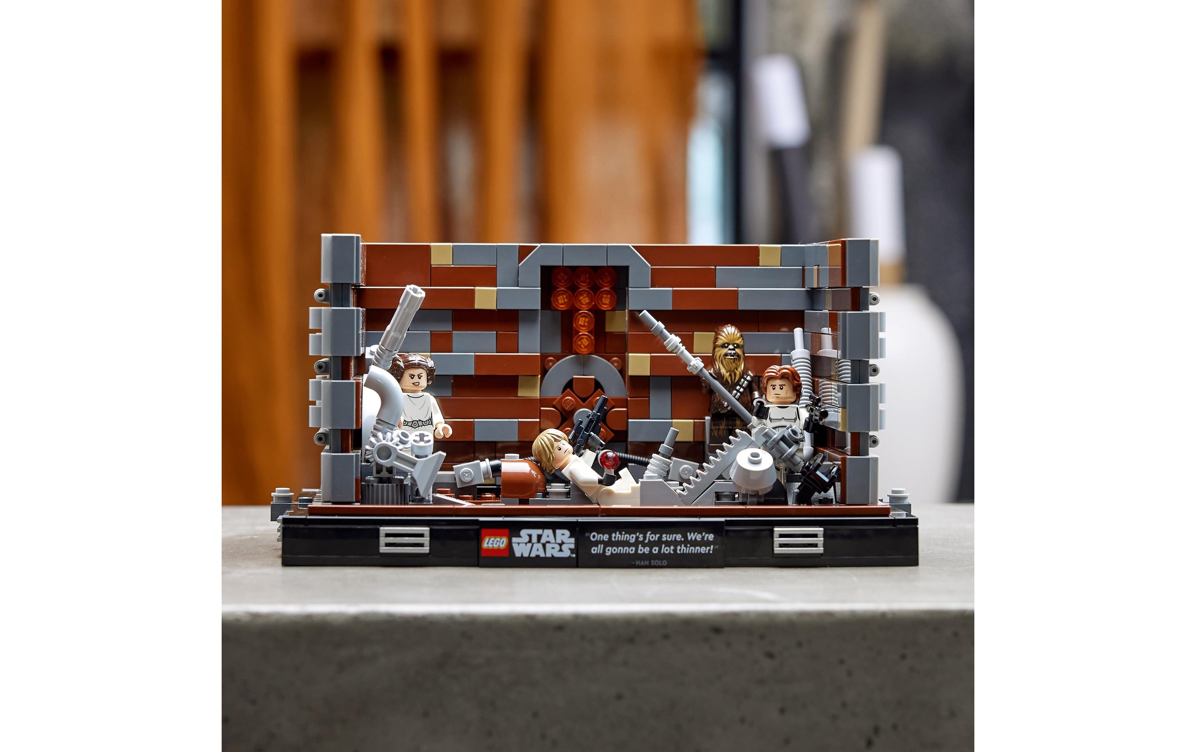 LEGO® Spielbausteine »Wars Müllpresse im Todesstern – Diorama 75339«, (802 St.)