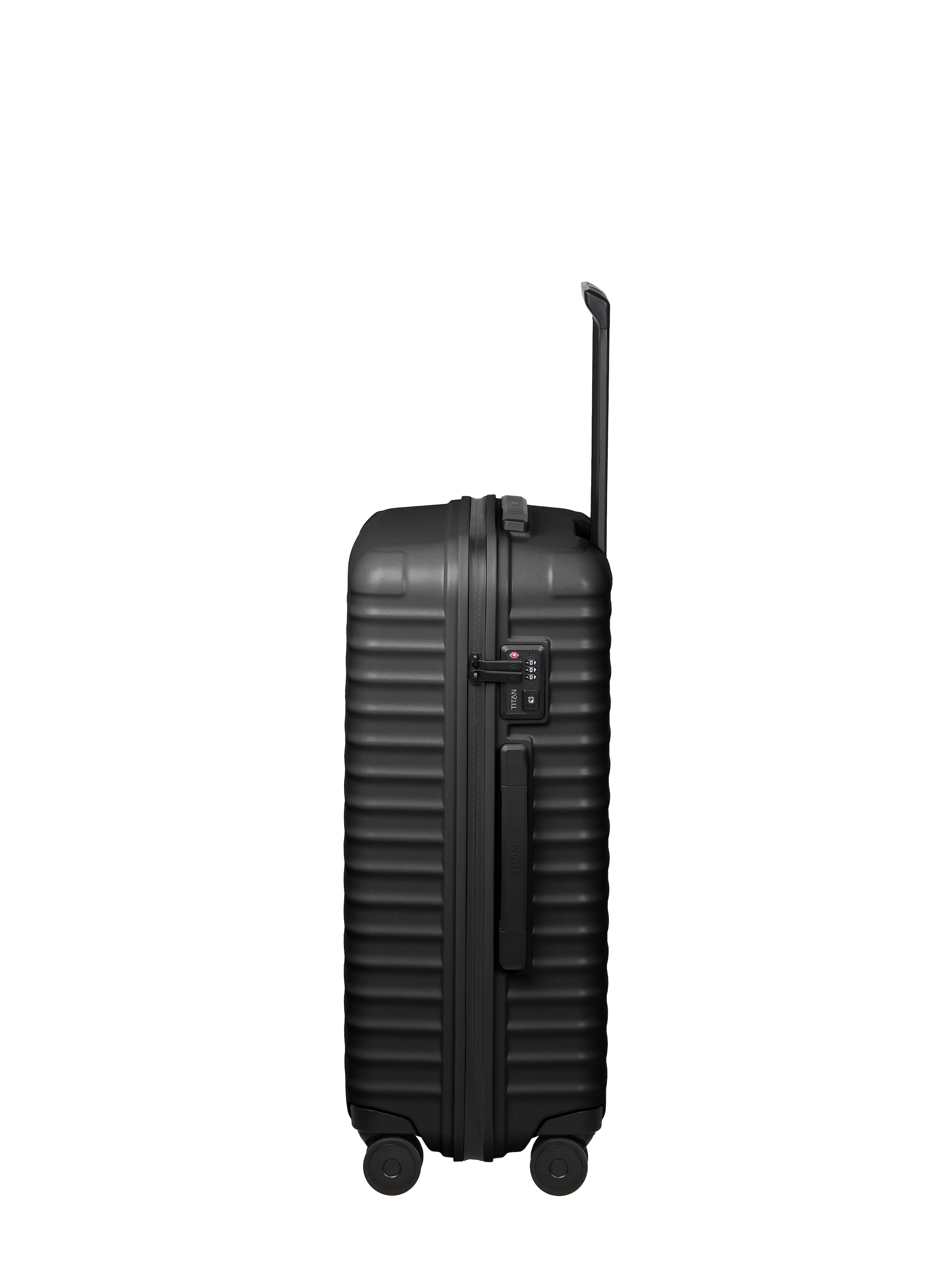 TITAN - Made in Germany Trolley »UPGRADE Koffer Hartschale« 80 litre 4 Rollen avec surface résistante aux rayures et compartimentage intérieur astucieux