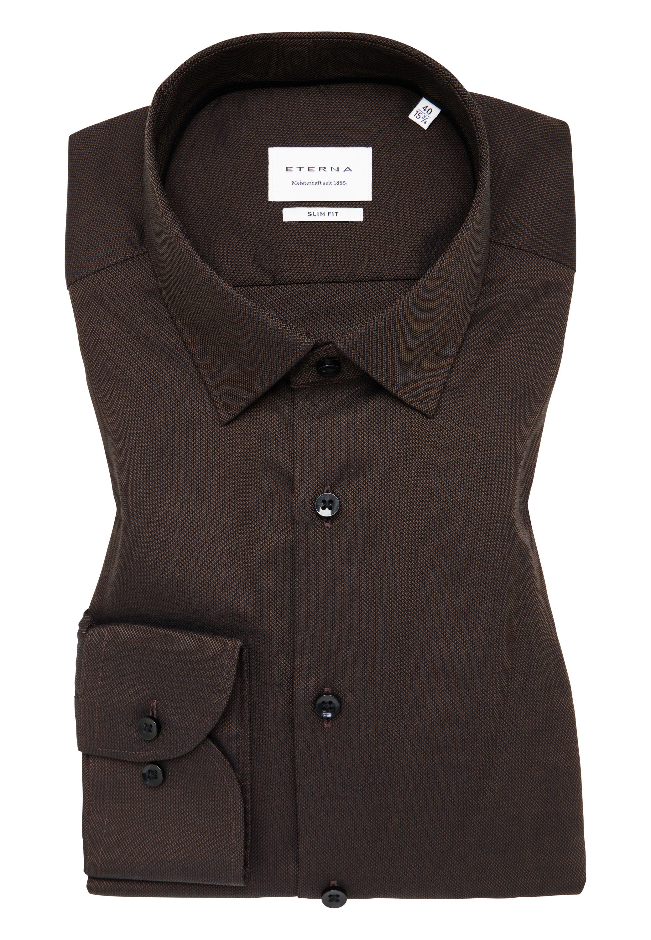 Eterna Langarmhemd »SLIM FIT« NON IRON (bügelfrei)