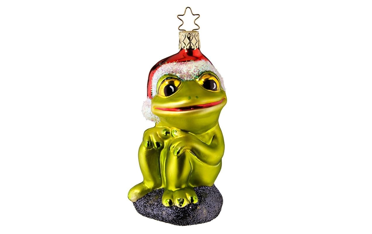 Weihnachtsbaumkugel »Weihnachtsfrosch 45057 cm 1 Stück«, (1 St.)