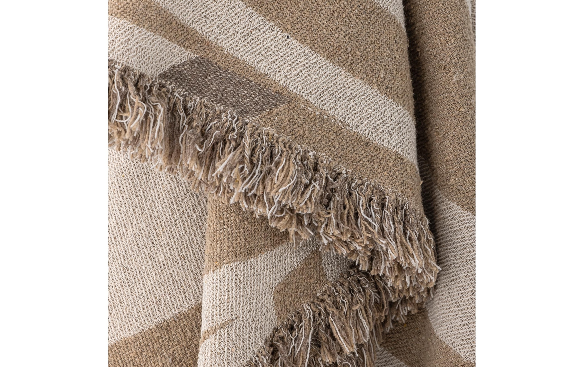 Bloomingville Wohndecke "Orinoco 130 x 160 cm, Braun"