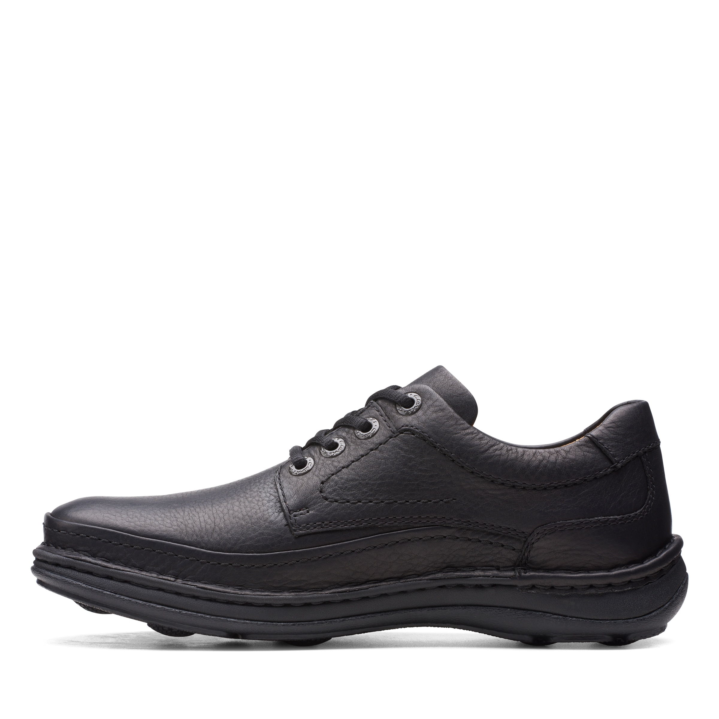 Clarks Schnürschuh »Nature Three«, Freizeitschuh, Halbschuh, Schnürschuh mit herausnehmbares Fussbett