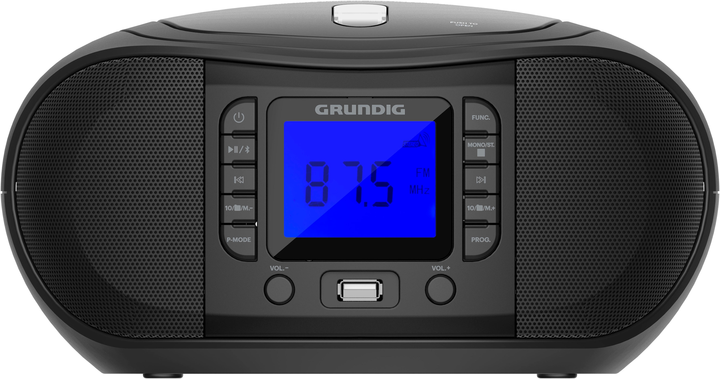 Grundig CD-Radiorecorder »GRB 3500«, (Bluetooth UKW mit RDS 3 W)