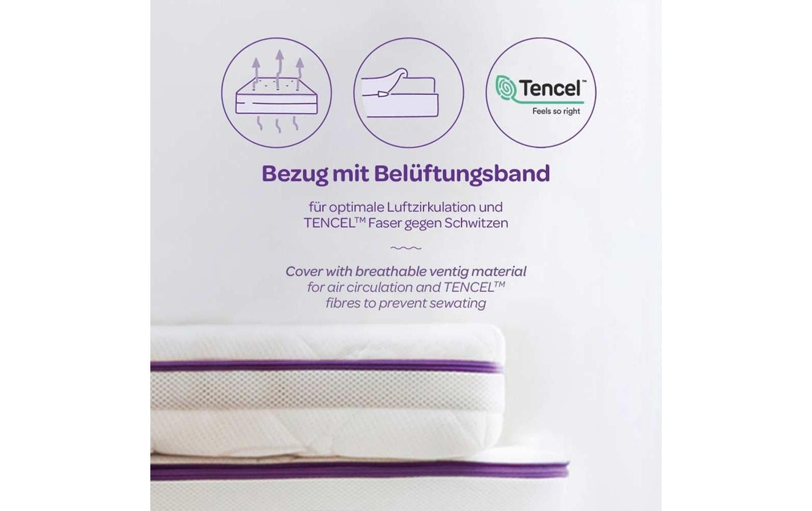 Träumeland Matelas pour bébé »Brise« 11 cm hoch 1 cuis tlg.