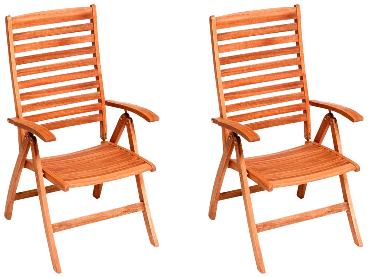 Image of MERXX Gartenstuhl »La Plata«, (Set), 2 St., 2er Set, Eukalyptusholz, klappbar, verstellbar bei Ackermann Versand Schweiz