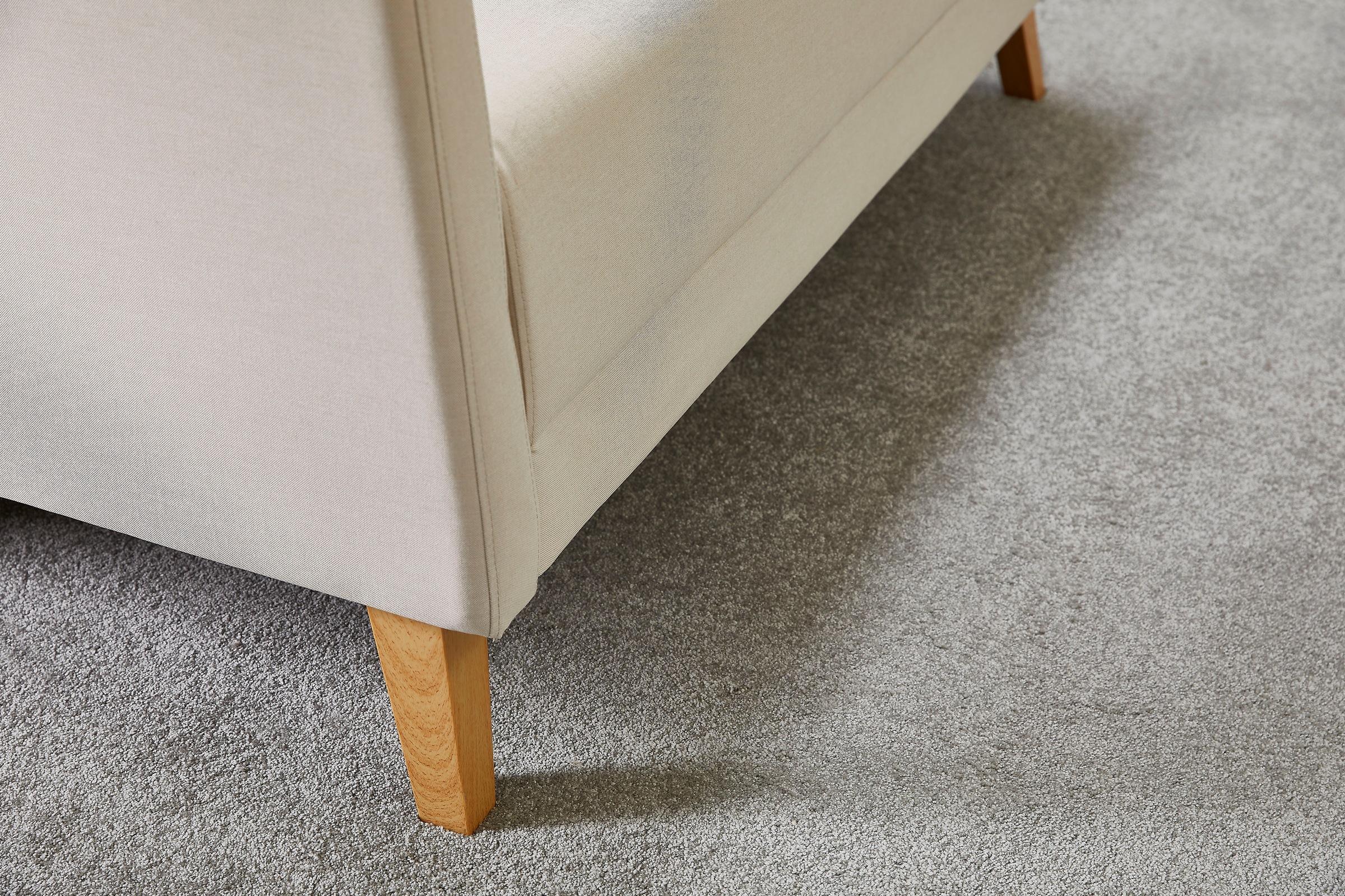Andiamo Teppichboden »Genua, Kräuselvelours, Made in Netherlands«, rechteckig, 1,58 mm Höhe, Uni-Farben, Breite 400 cm, sehr weicher Flor, Schlafzimmer, Wohnzimmer