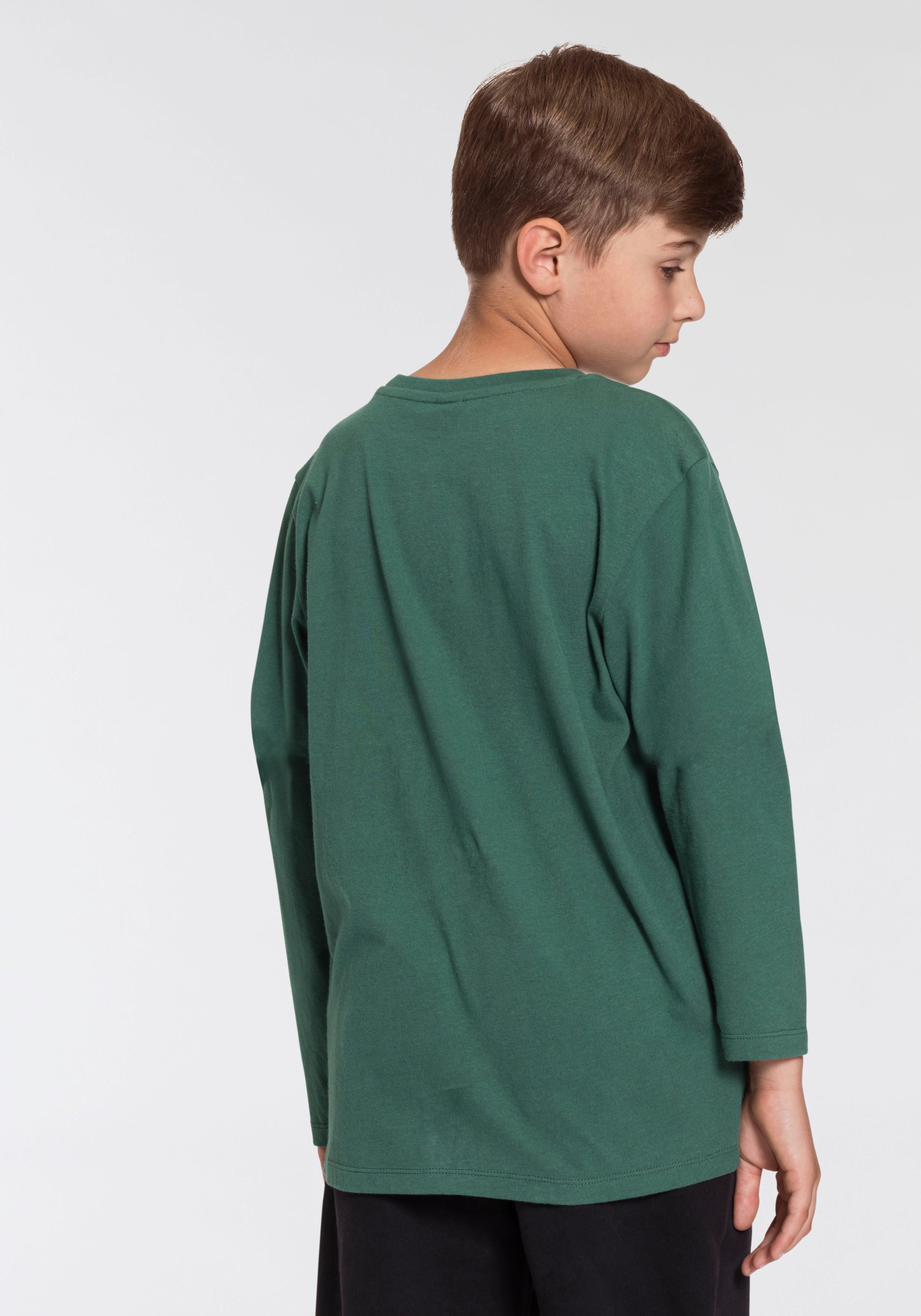 Bench. Langarmshirt, mit Prägedruck