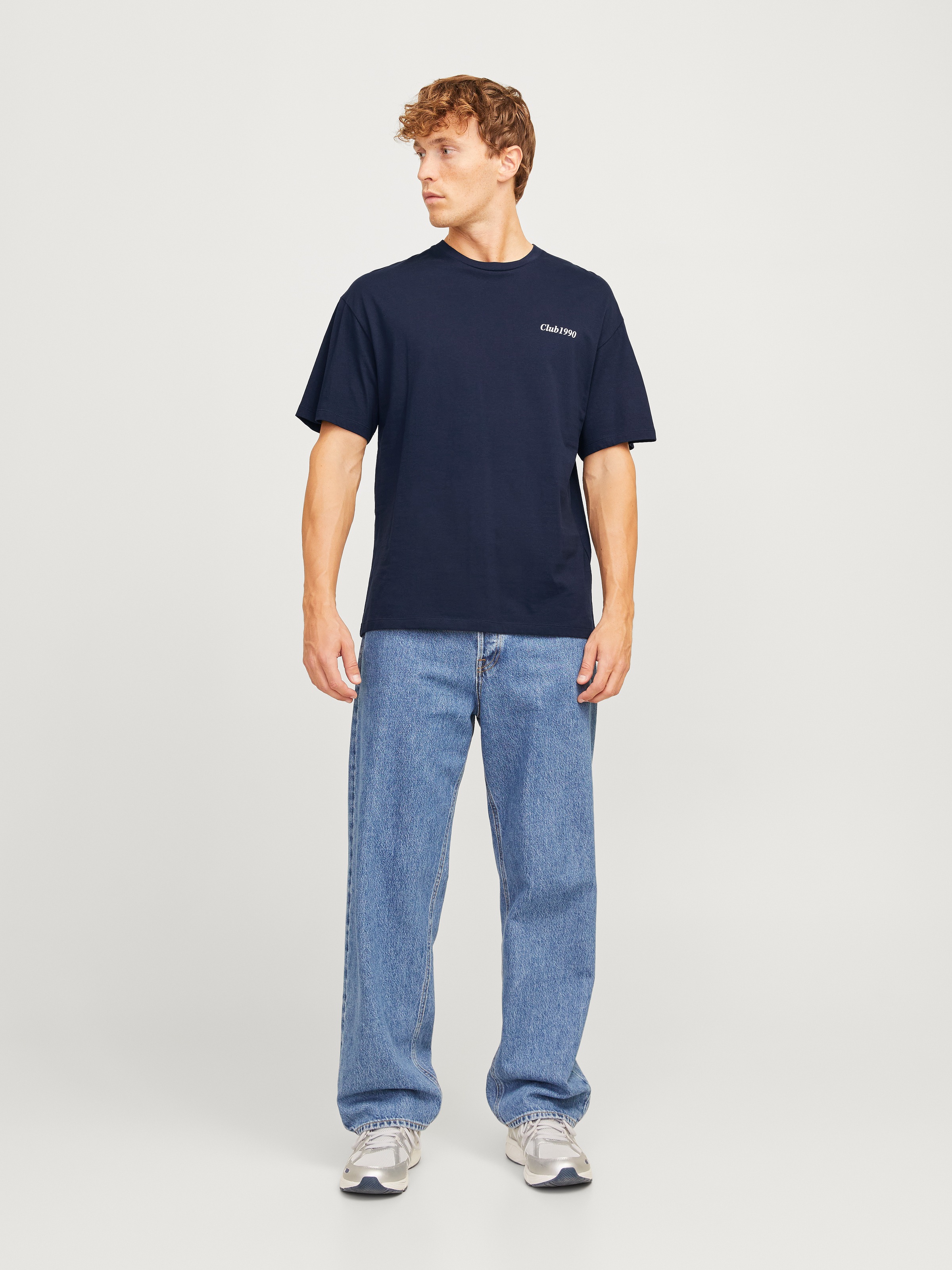 Jack & Jones Rundhalsshirt »JJEBRADLEY GRAPHIC TEE SS O-NECK NOOS«, mit Front und Back Print