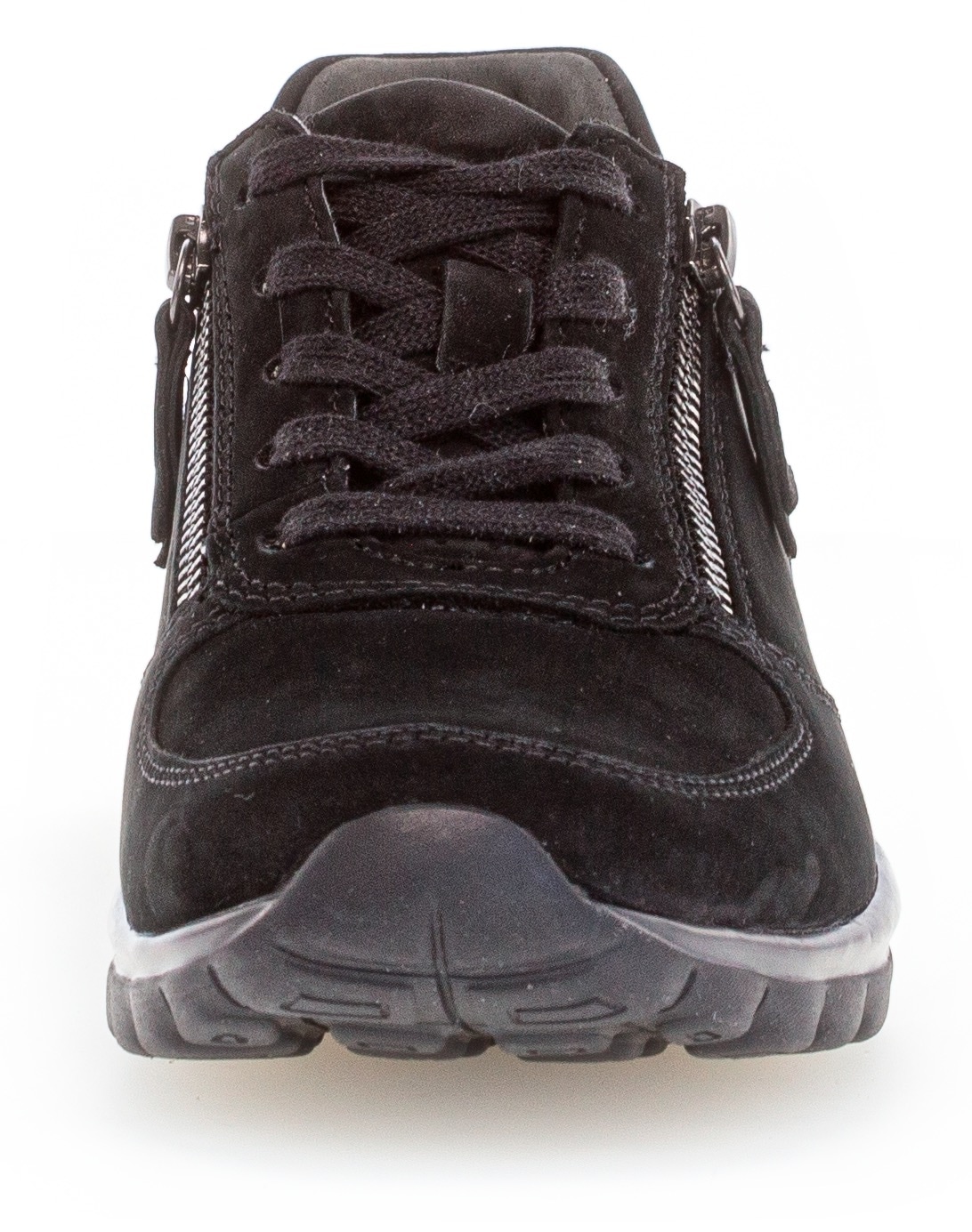 Gabor Rollingsoft Keilsneaker, Freizeitschuh, Halbschuh, Schnürschuh mit OPTIFIT-Wechselfussbett