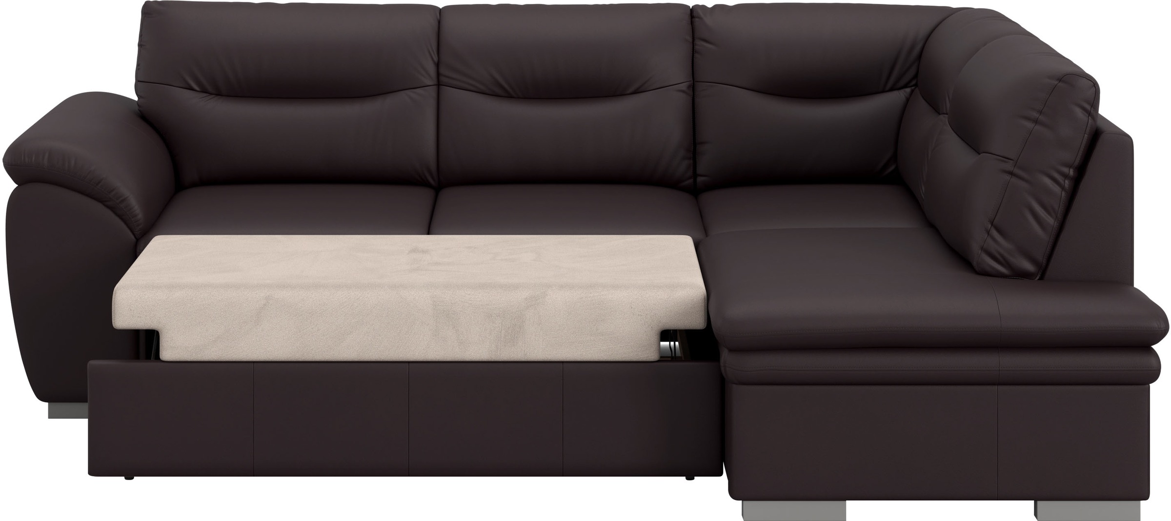 COTTA Ecksofa »Leandra L-Form«, wahlweise mit Bettfunktion & Bettkasten