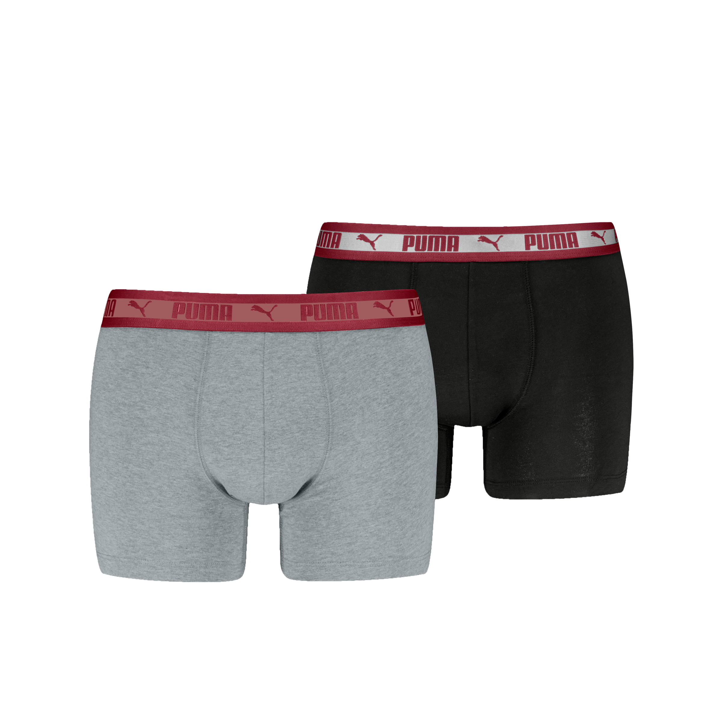 PUMA Boxers »PUMA MEN CHROMATIC WAISTBAND BOXERS 2P« 2er Pack,  elastischer Logobund, ohne Eingriff