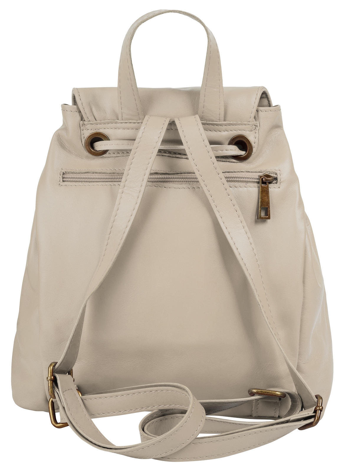 Samantha Look Cityrucksack, echt Leder, Made in Italy