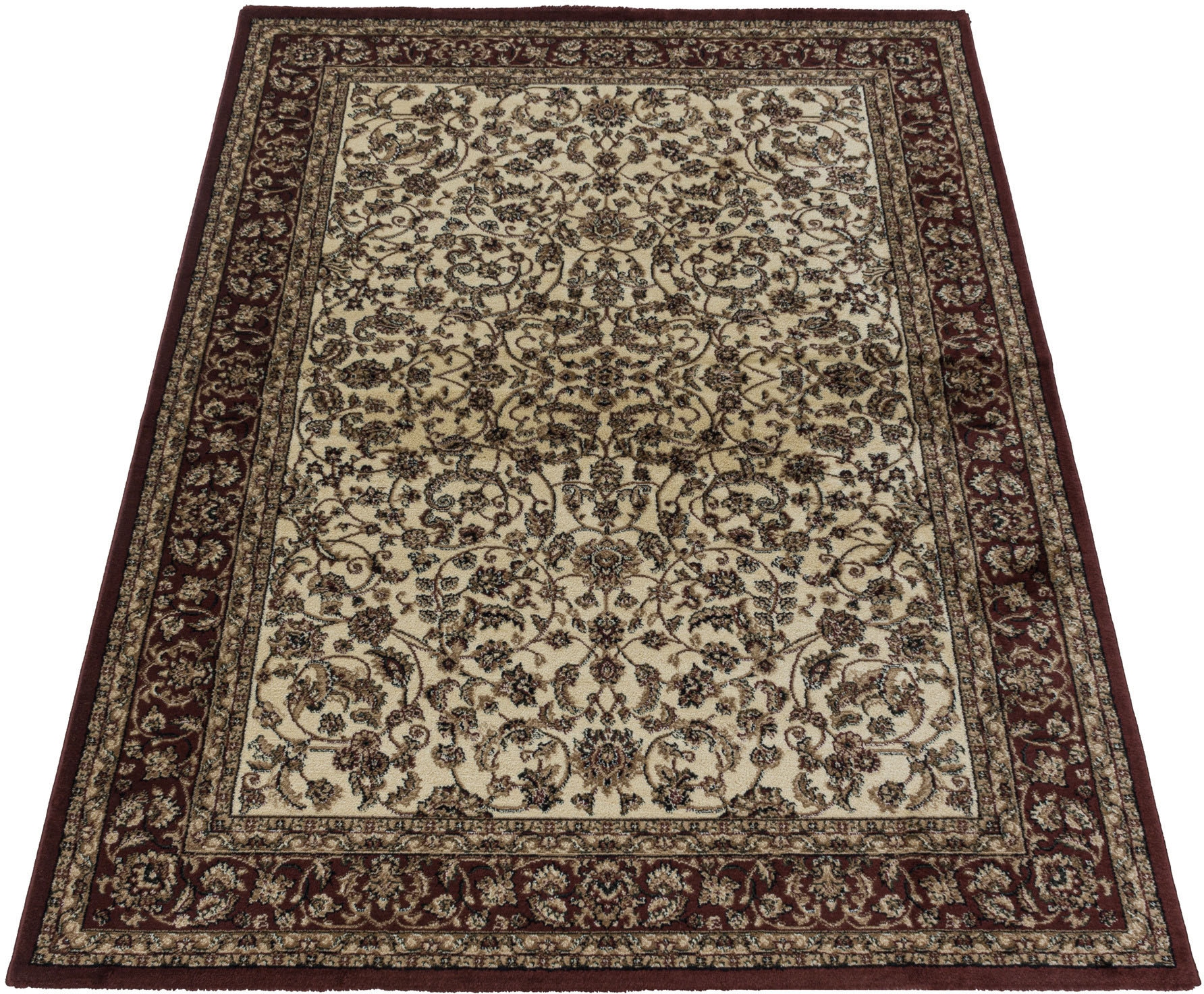 Ayyildiz Teppiche Teppich »KASHMIR 2604«, rechteckig, 10 mm Höhe, Orient Optik, pflegeleicht, robuster Kurzflor, Wohnzimmer