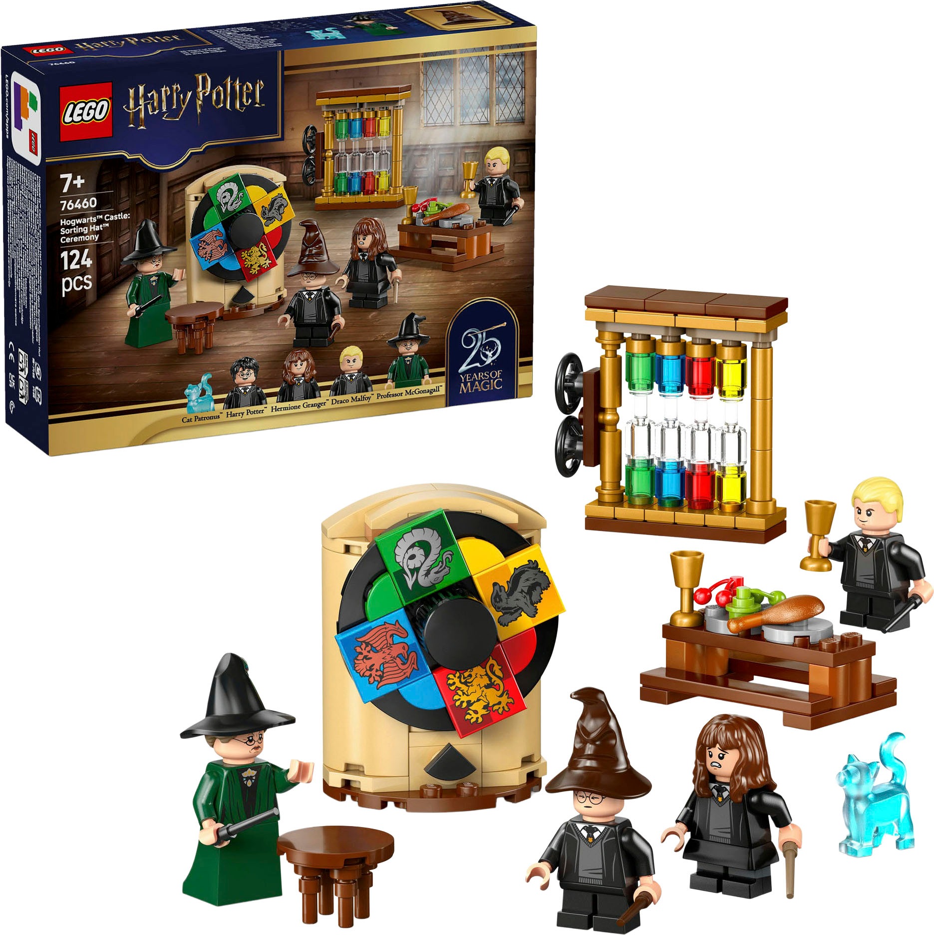 Image of LEGO Konstruktionsspielsteine "Schloss Hogwarts: Auswahlzeremonie mit dem Sprechenden Hut (76460)" LEGO Harry Potter; Made in Europe