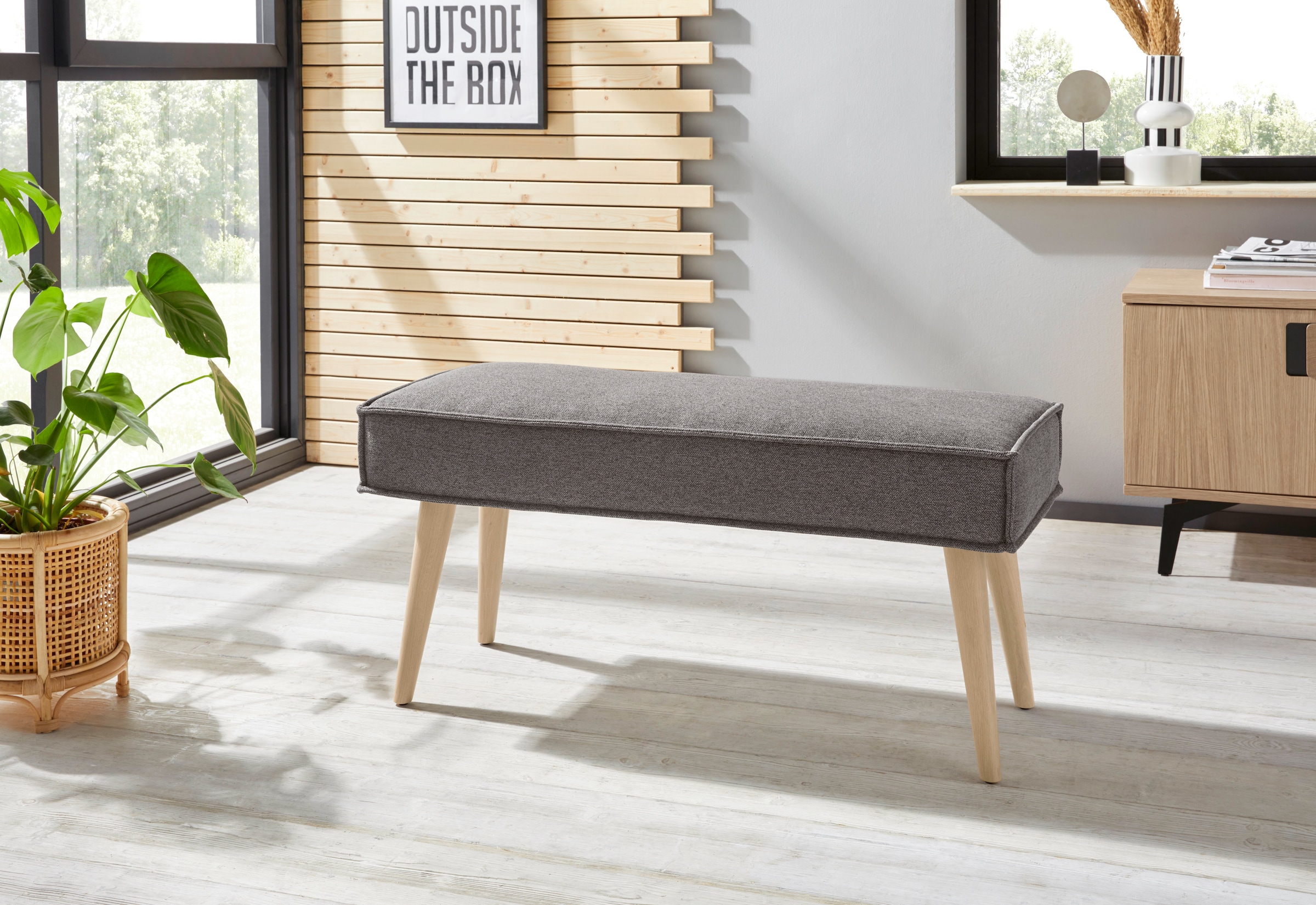 exxpo - sofa fashion Eckbank »Lungo«, Frei im Raum stellbar