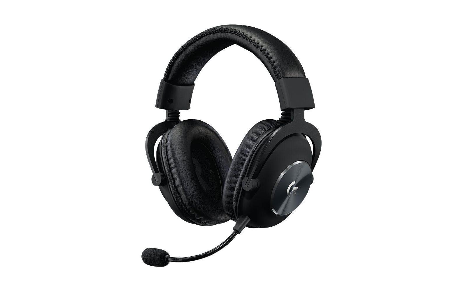 Logitech Gaming-Headset »G PRO X Gaming 7.1 Surround Schwarz«, Noise-Cancelling-Mikrofon abnehmbar