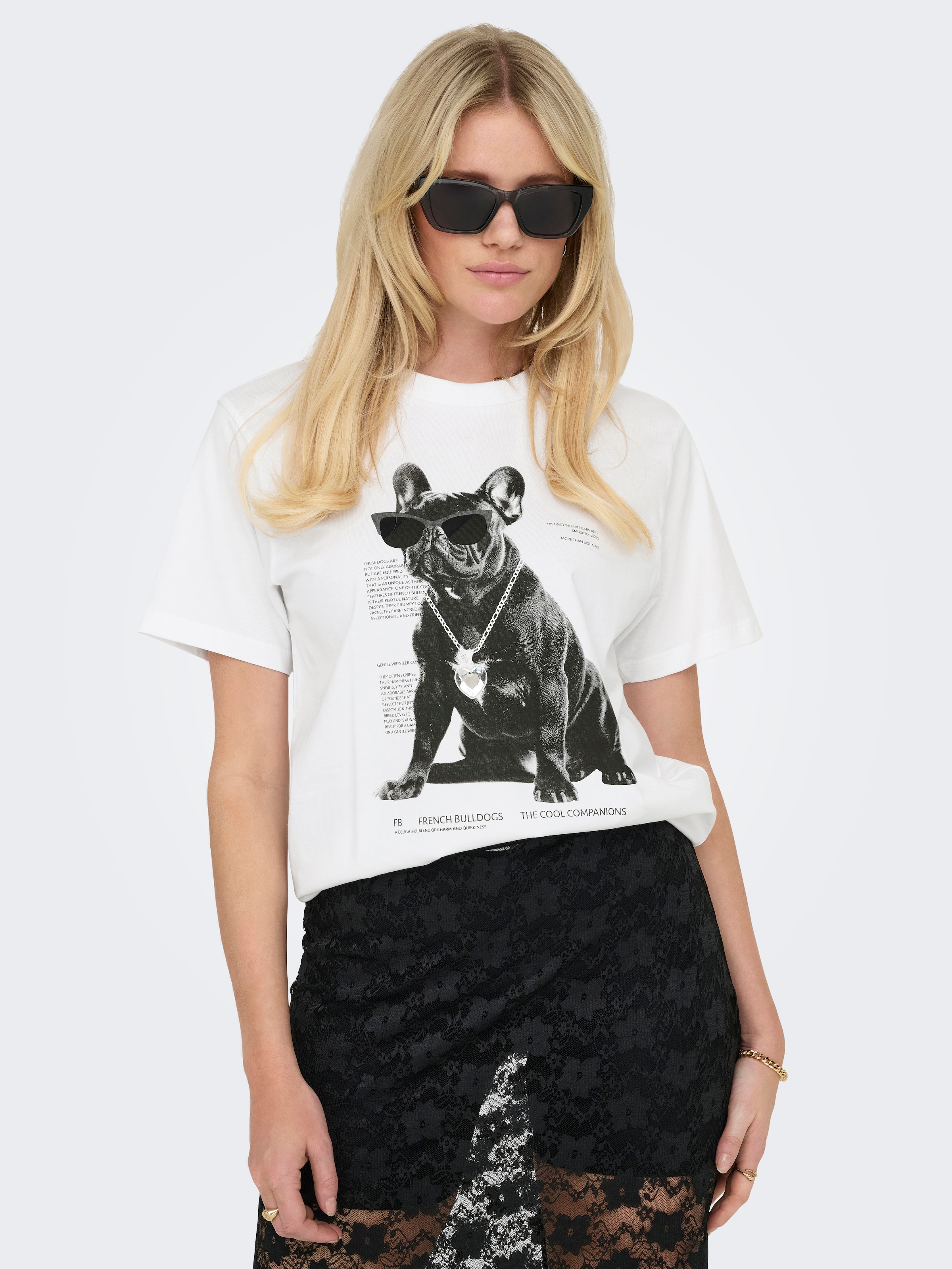 ONLY Kurzarmshirt »ONLDONNA LIFE S/S COOL TOP BOX JRS«