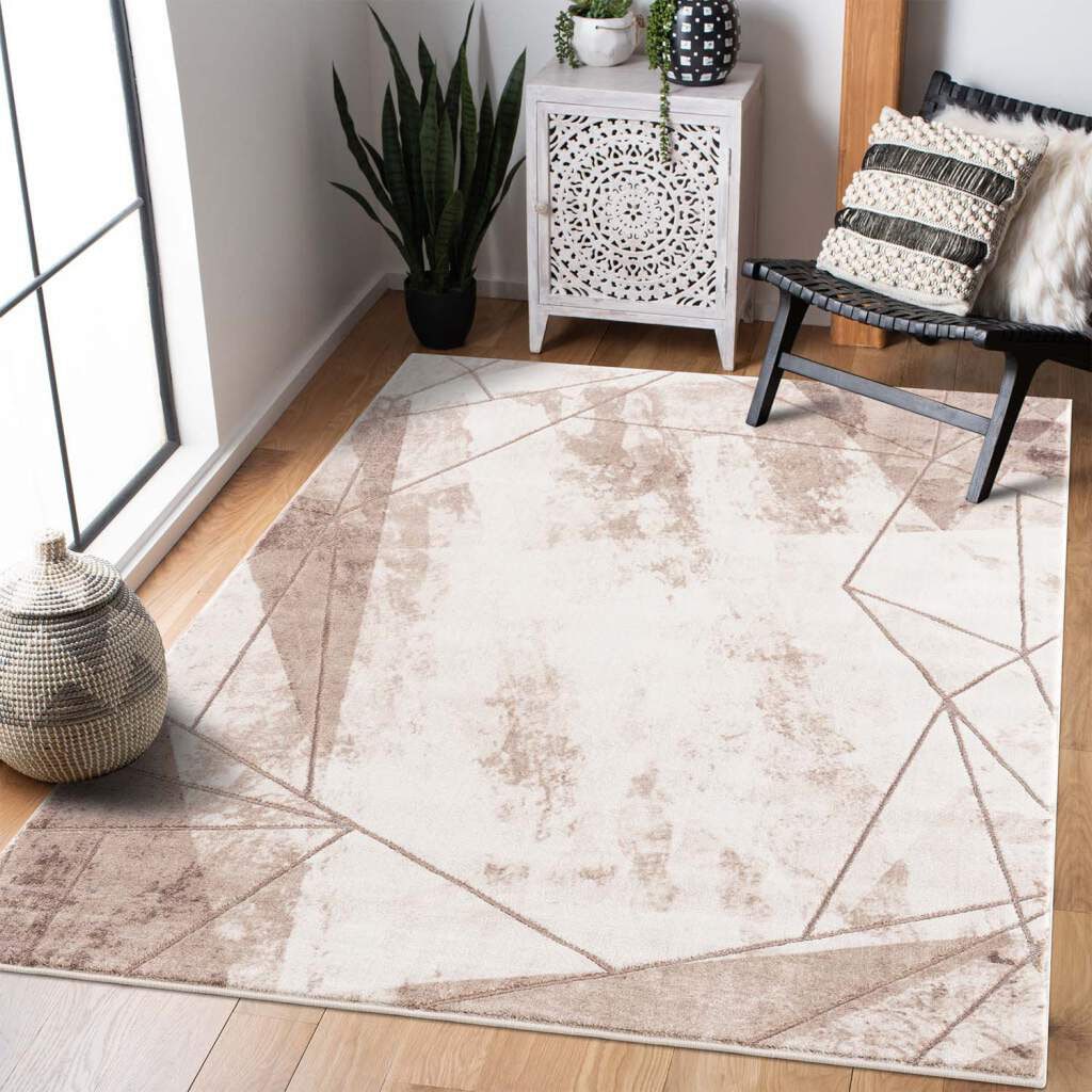 Image of Carpet City Teppich "Noa 9294" rechteckig 11 mm Höhe Läufer, Kurzflor, Modern, Weicher Flor, Pflegeleicht, Wohnzimmer