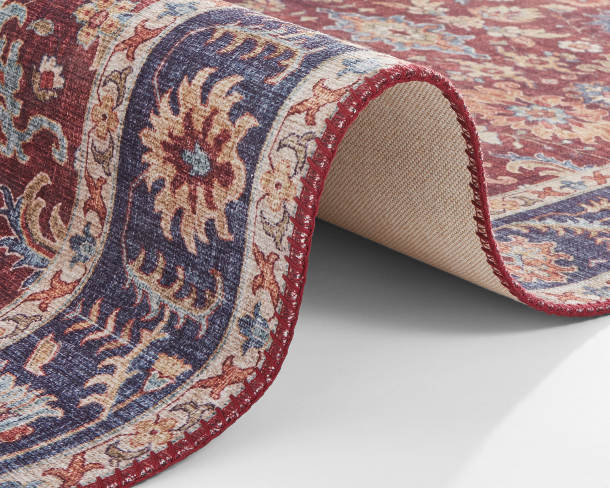 NORTHRUGS Teppich »Vivana«, rechteckig, 5 mm Höhe, Orientalisch, Läufer, Vintage, Wohnzimmer, Schlafzimmer, Esszimmer