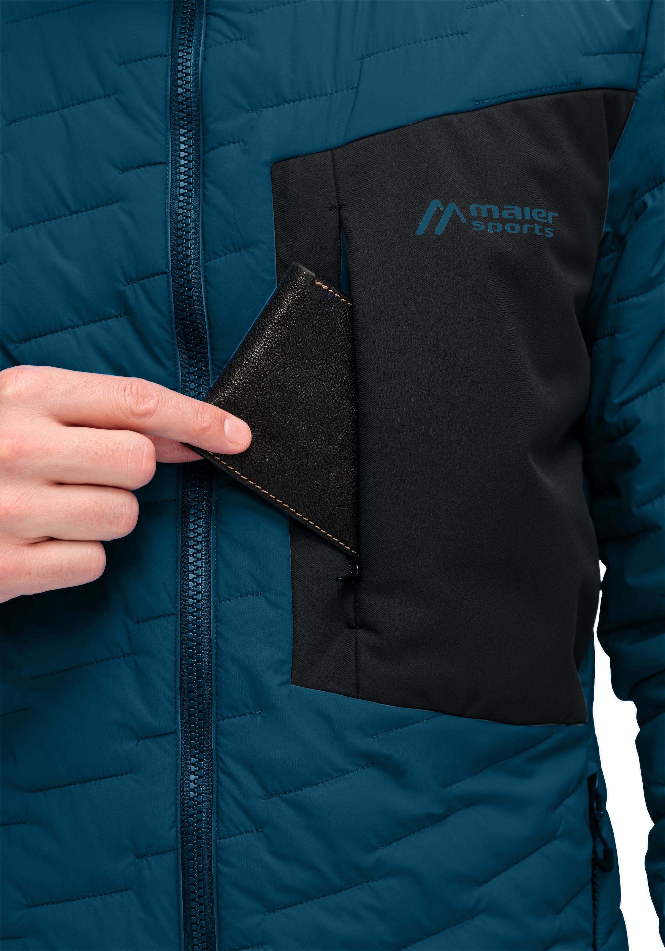 Maier Sports Veste fonctionnelle »Donovaly M« Herren Outdoorjacke, Primaloft Jacke mit 3 RV-Taschen und Kapuze