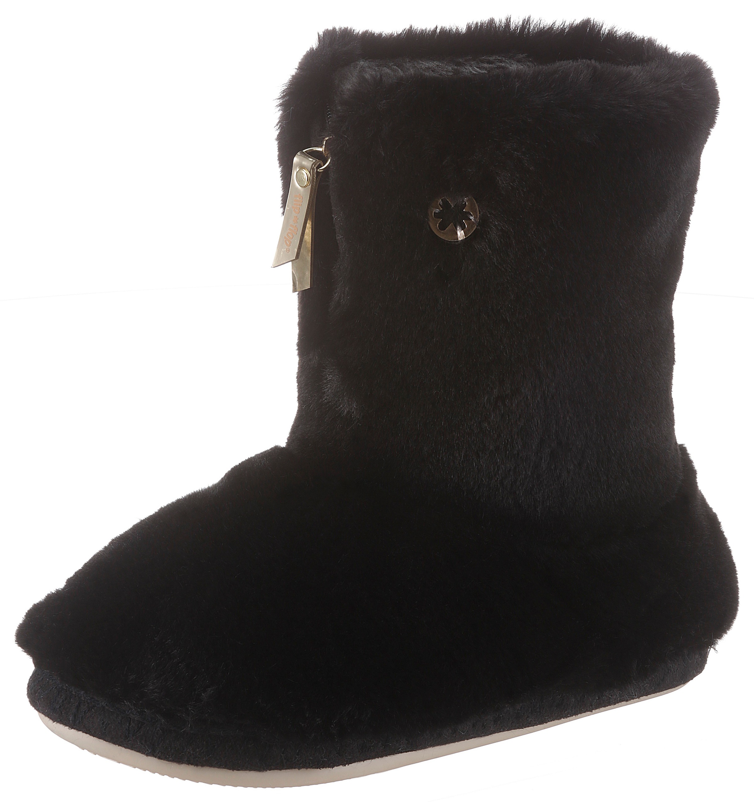 Image of Flip Flop Hüttenschuhe »Yeti«, mit Front-Reissverschluss bei Ackermann Versand Schweiz