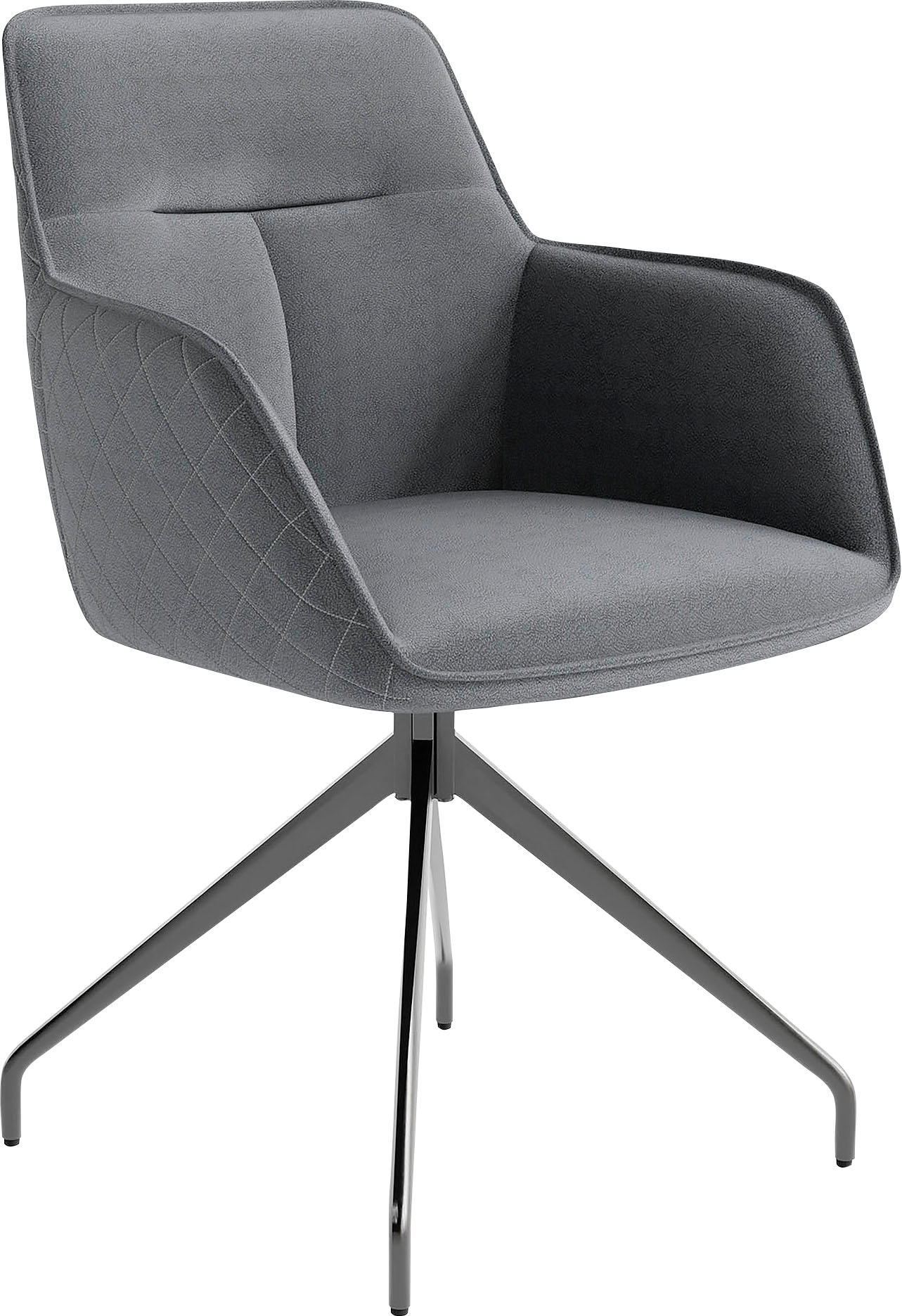 byLIVING Esszimmerstuhl »Memphis«, (Set), 2 St., Luxus-Kunstleder, 2er-Set, gepolstert mit hochwertigem Kunstleder, drehbar