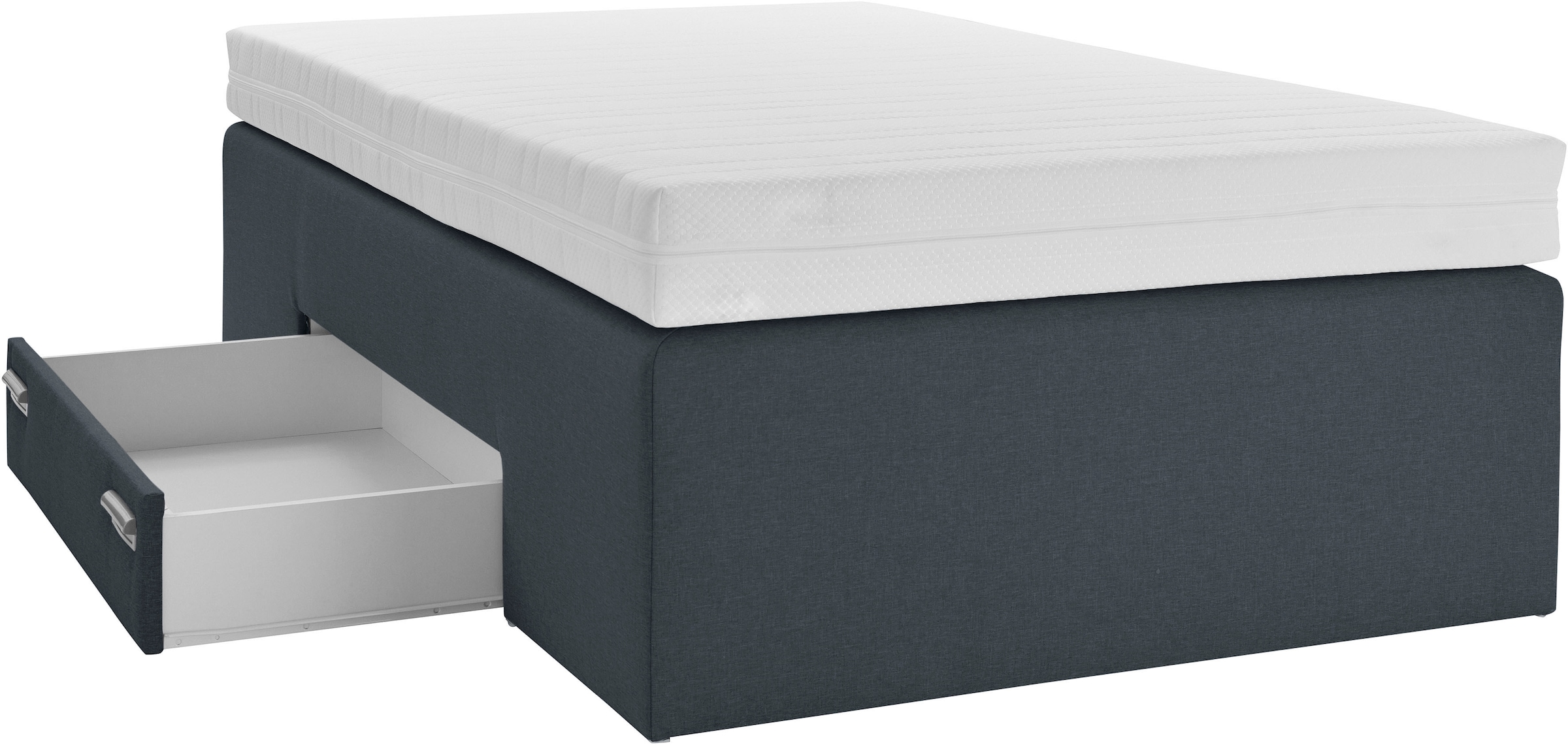 Westfalia Schlafkomfort Boxspringbett, mit integrierter Schublade, frei im Raum stellbar