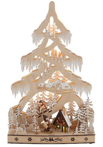 LED Baum »Schneelandschaft«