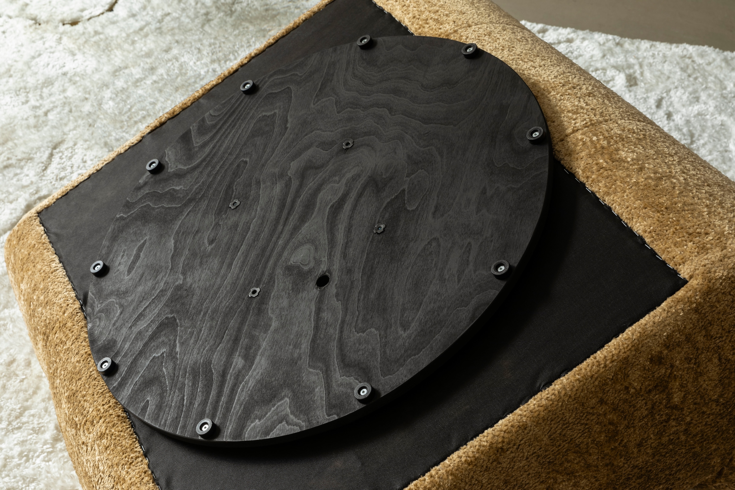 Home affaire 1,5 siège »Cozy Bubble, 360° drehbarer Sessel, Breite 107 cm« avec matelassage élégant, housse intégrale & rembourrage doux