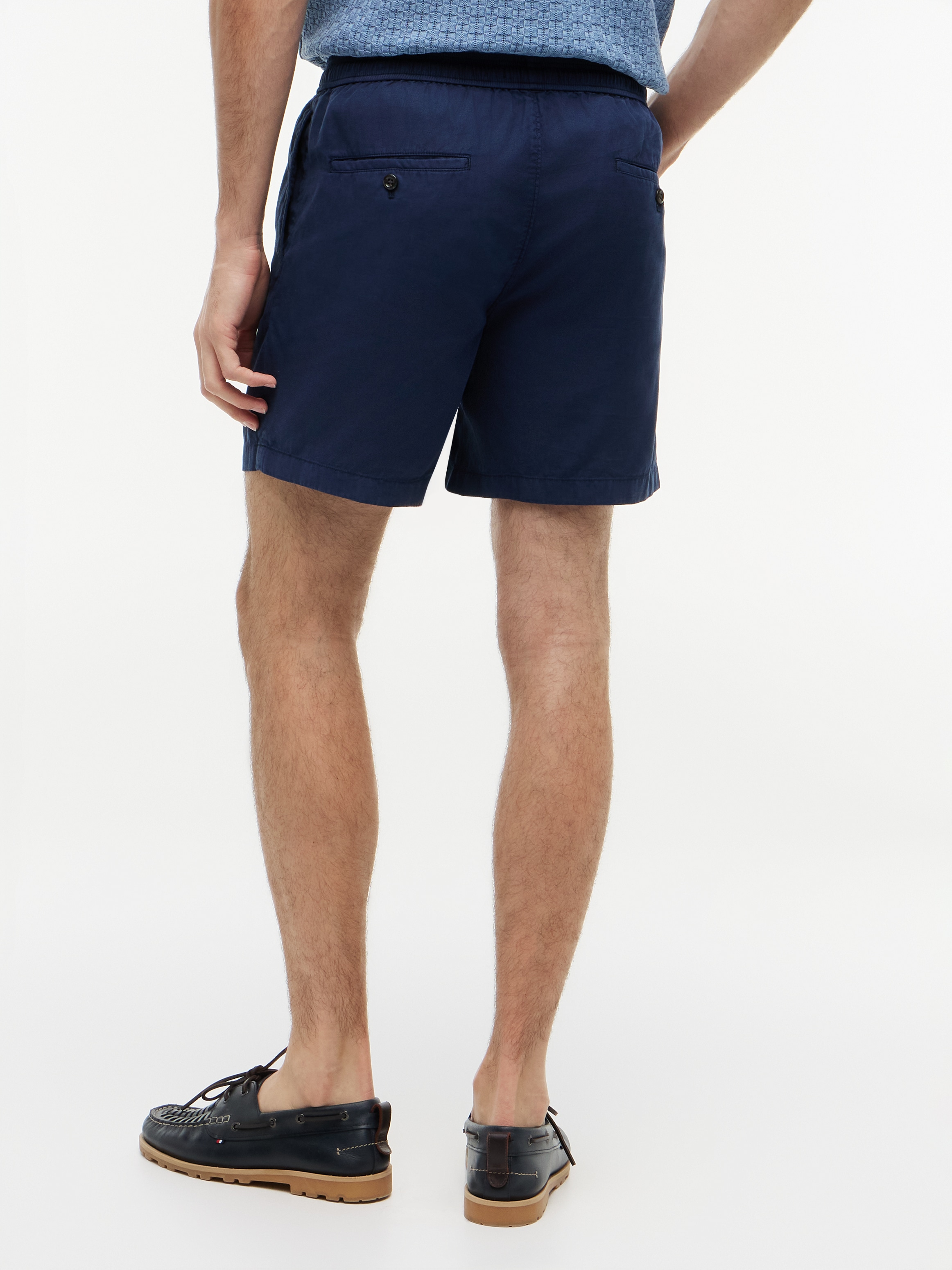 Tommy Hilfiger Short »DOVER 6" PO CO LYOCELL GMD«  lavé, avec entrejambe de 15 cm, ceinture élastique