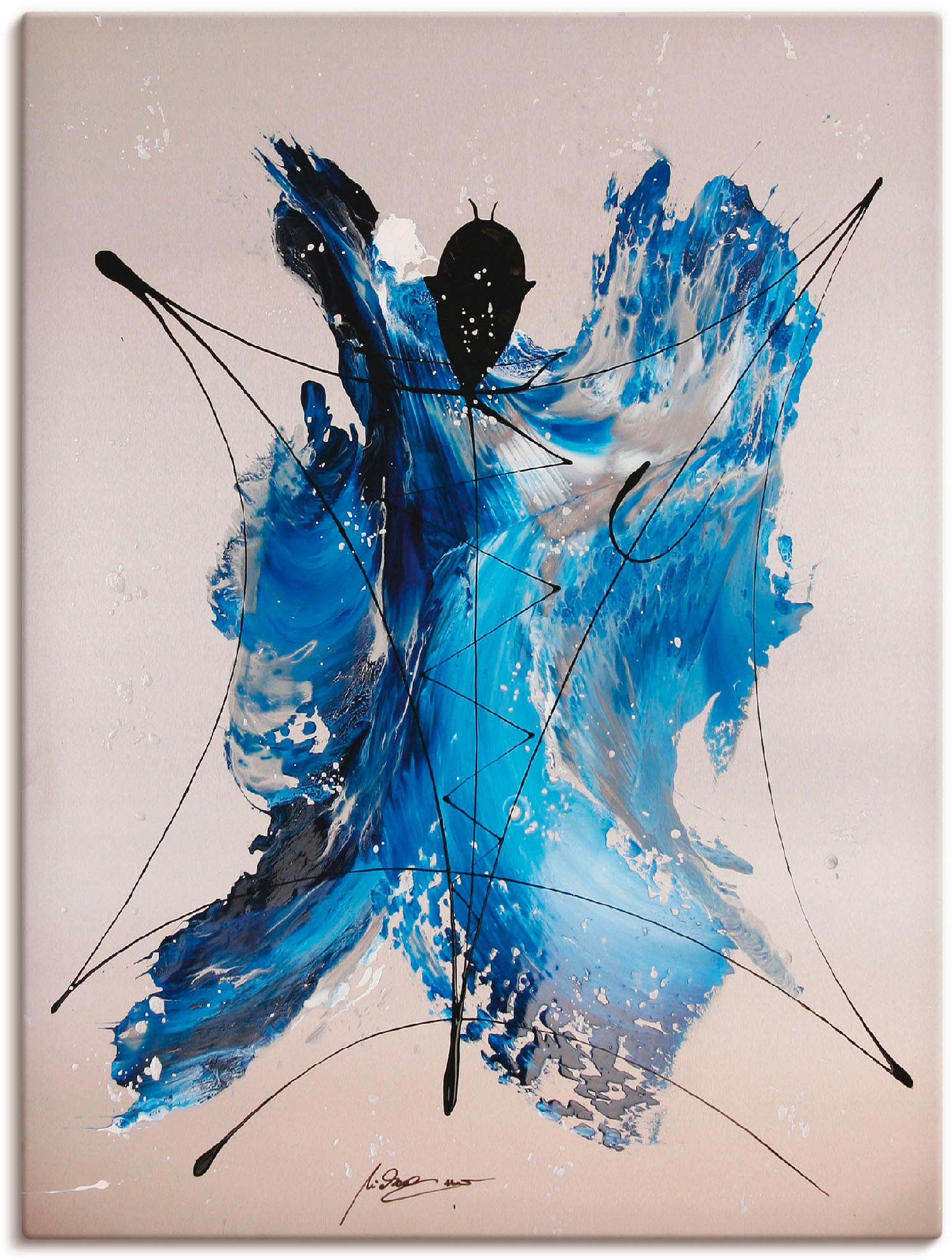 Image of Artland Wandbild »Mephisto II«, Gegenstandslos, (1 St.), in vielen Grössen & Produktarten - Alubild / Outdoorbild für den Aussenbereich, Leinwandbild, Poster, Wandaufkleber / Wandtattoo auch für Badezimmer geeignet bei Ackermann Versand Schweiz