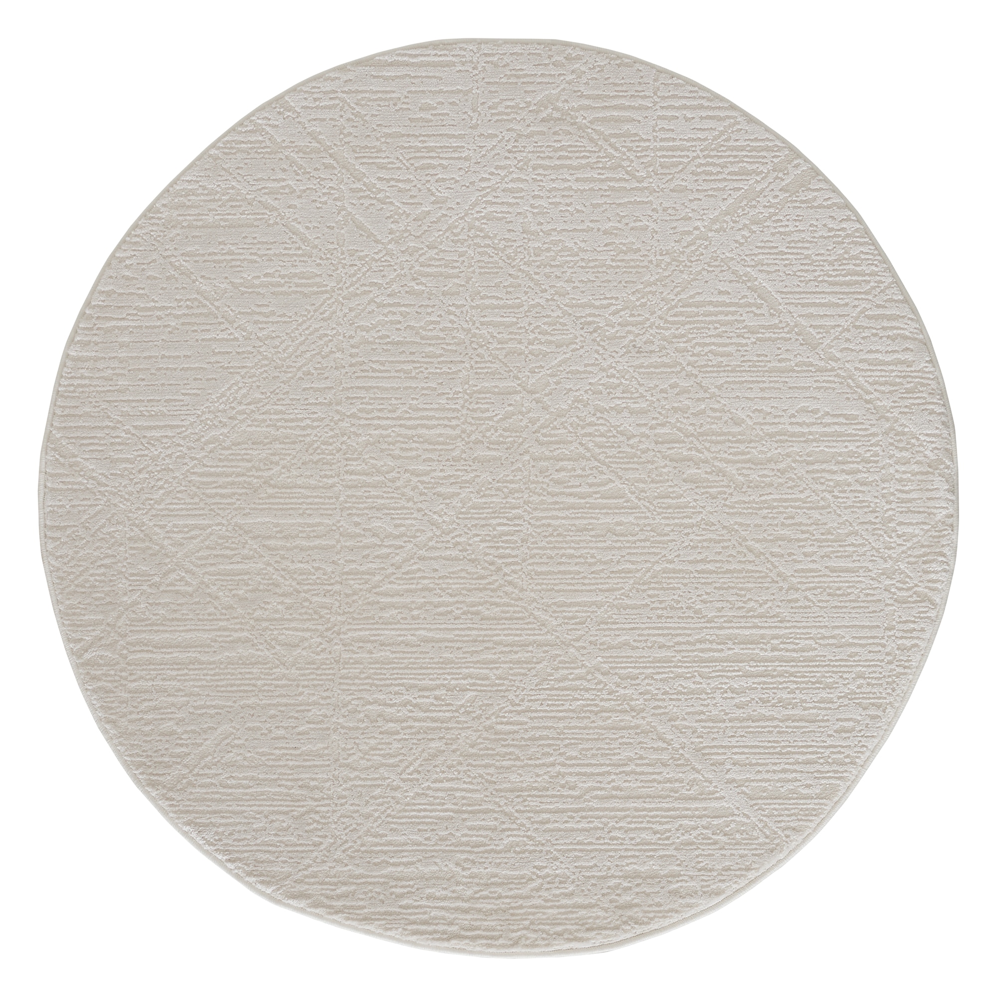 Sehrazat Teppich »Moda«, rund, 10 mm Höhe, Kurzflorteppich mit dezentem Glanz, hochwertige Verarbeitung