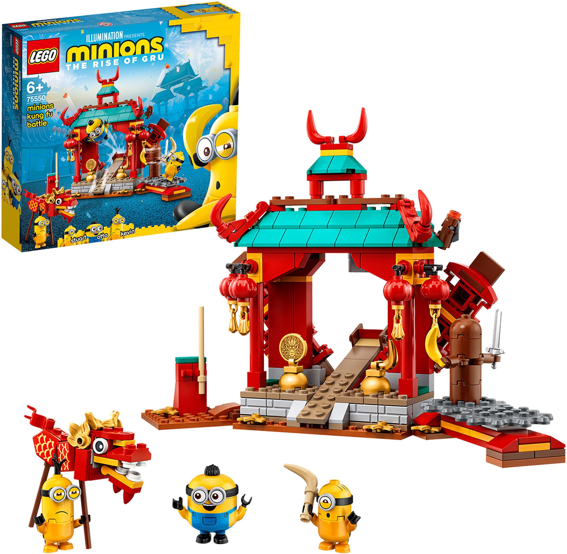 Image of LEGO® Konstruktionsspielsteine »Minions Kung Fu Tempel (75550), LEGO® Minions«, (310 St.), Made in Europe bei Ackermann Versand Schweiz