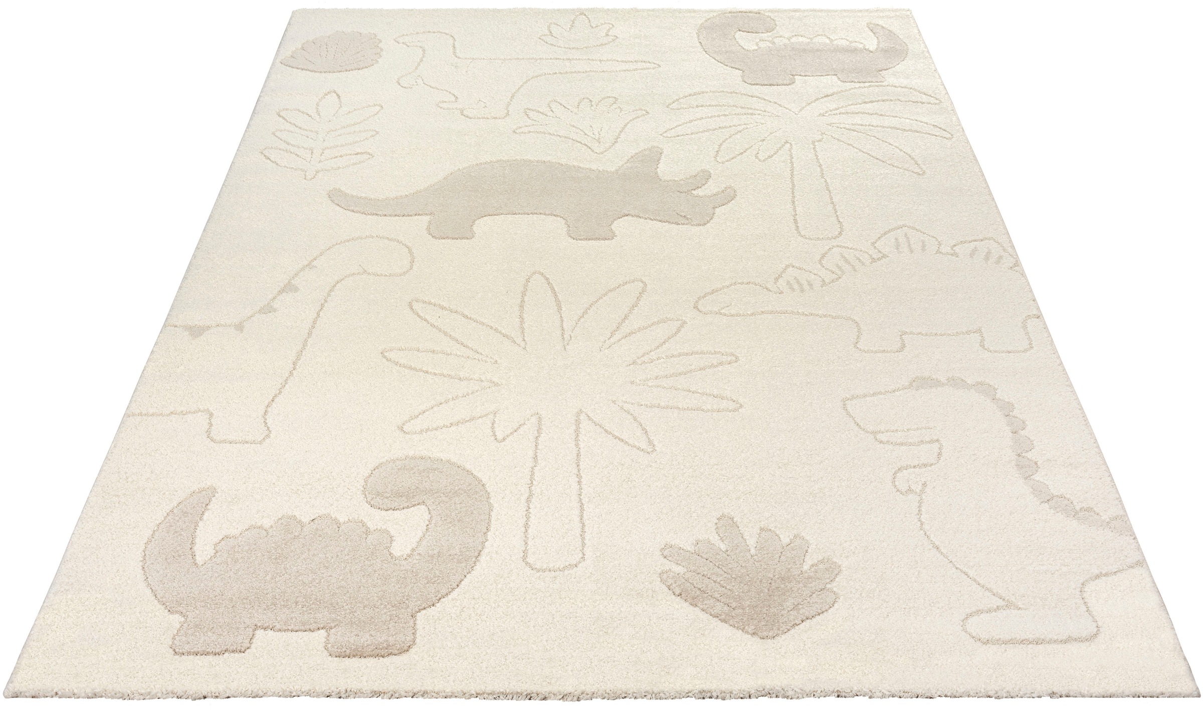 merinos Teppich »Eclipse kids Dinos«, rechteckig, 14 mm Höhe, Teppich für Kinderzimmer, Kinderteppich, Spielteppich, Pflegeleicht
